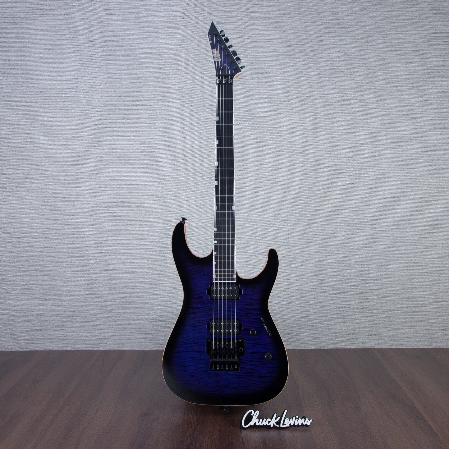 ESP USA M-II DX Electric Guitar - Dark Blue Sunburst - #US24203 - Mint, Open Box