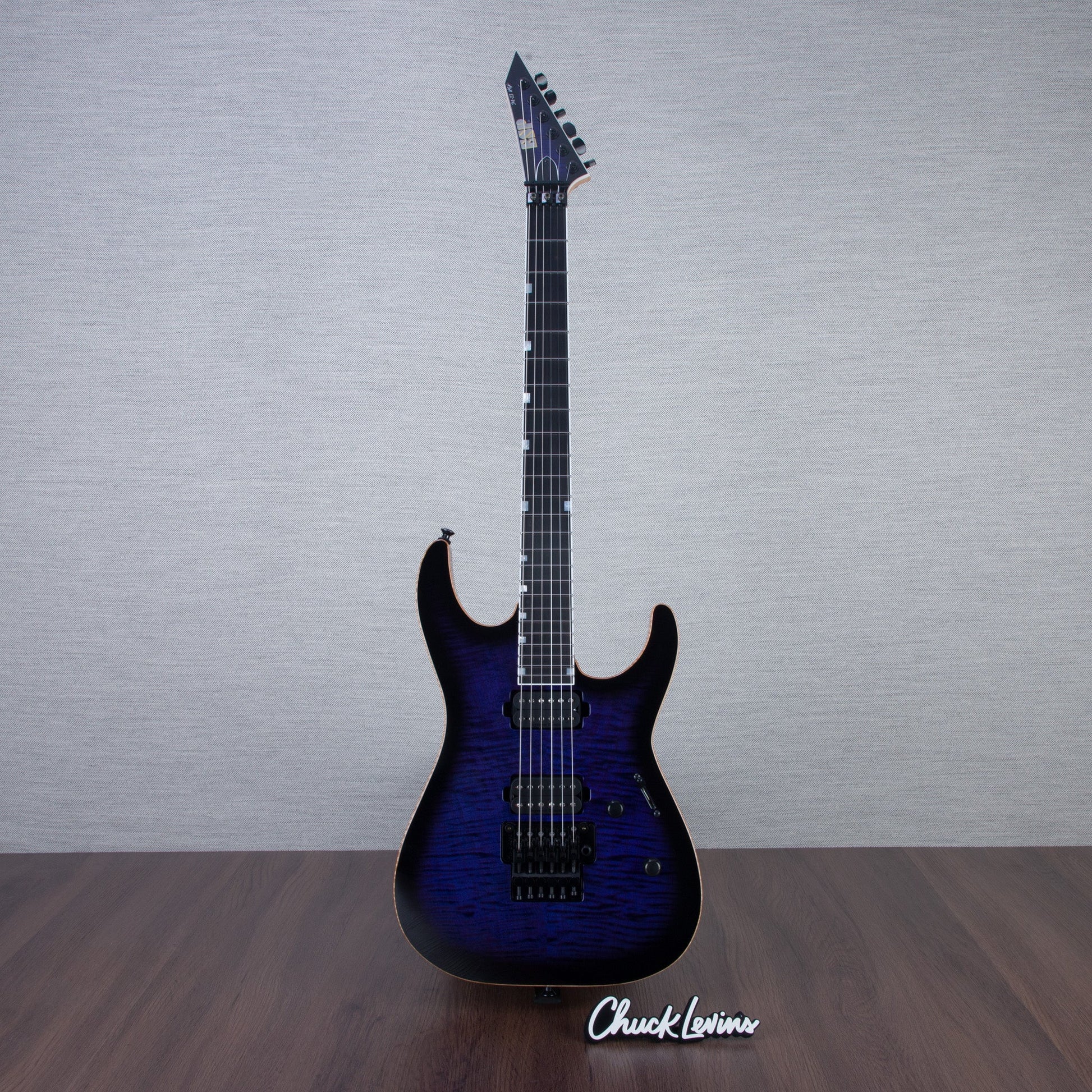 ESP USA M-II DX Electric Guitar - Dark Blue Sunburst - #US24203 - Mint, Open Box