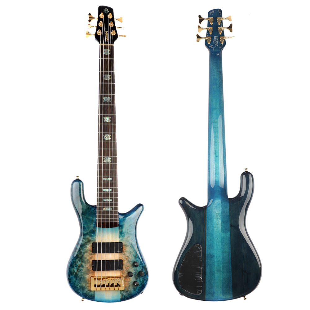 Spector USA Custom NS-6XL 6-String Bass Guitar - Desert Island Gloss Chuck Levin's Exclusive
