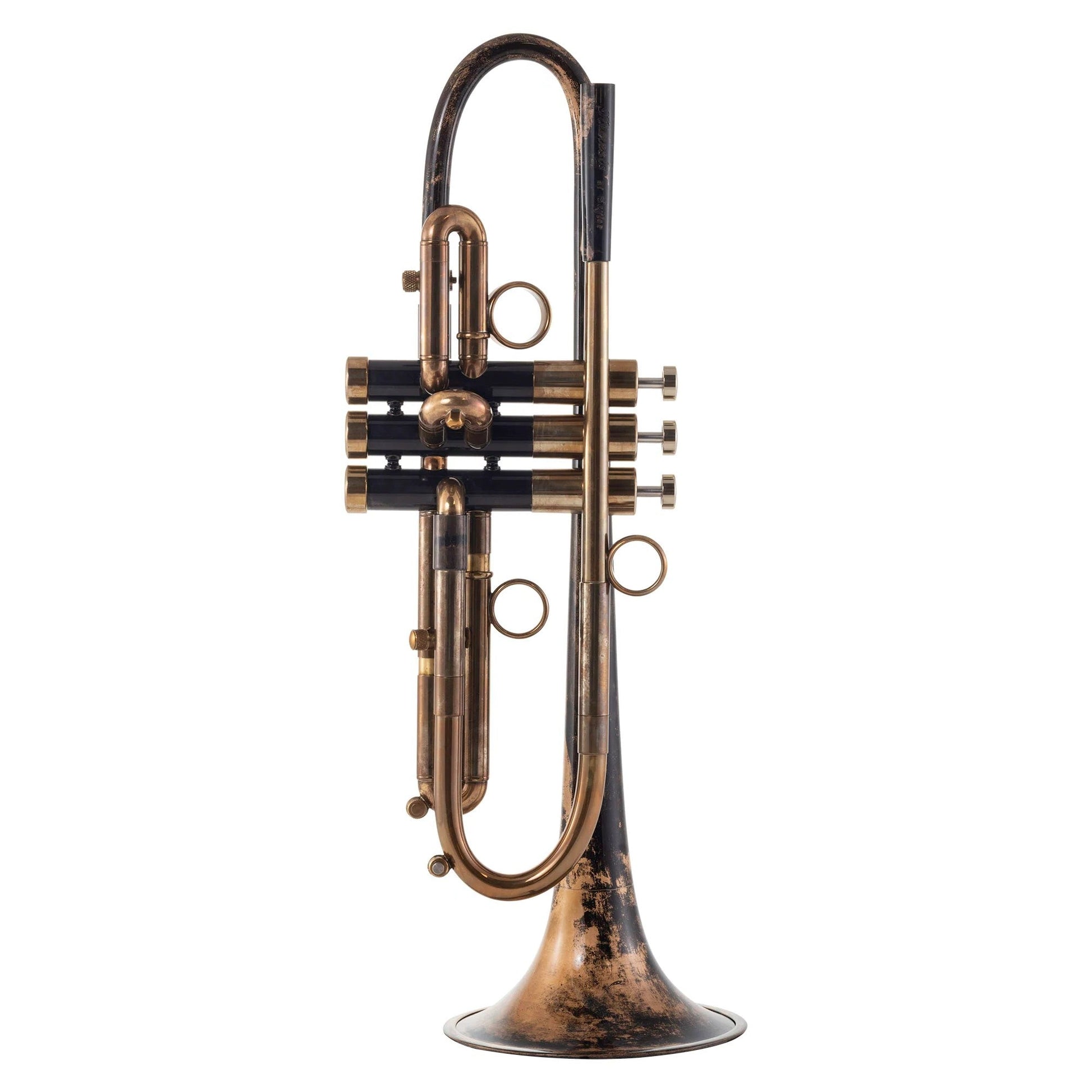 Taylor Nemesis Bb Trumpet - MAW Valves, Red Brass Bell, Satin Gold Lacquer