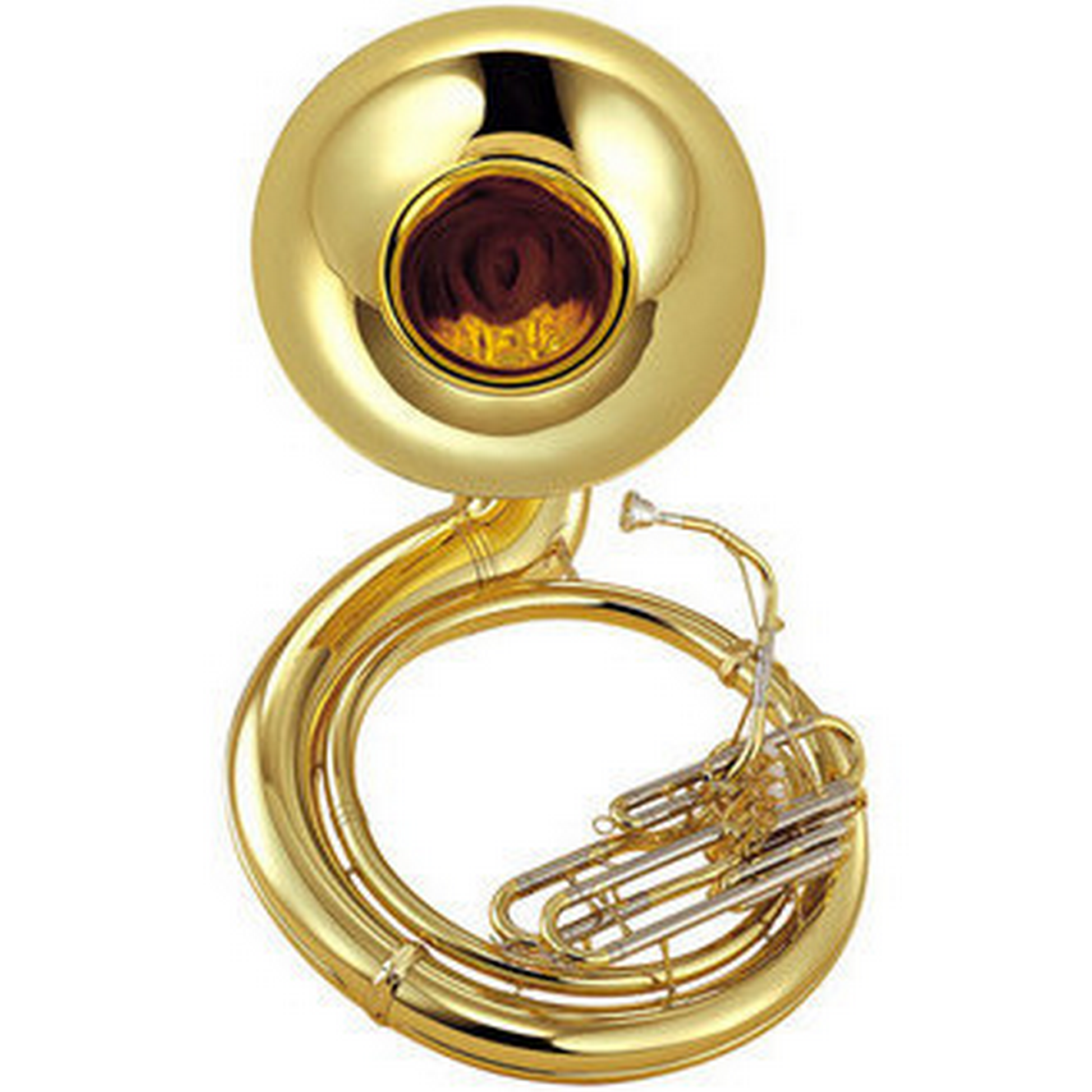 Yamaha YSH-411WC Brass BBb Sousaphone With Case