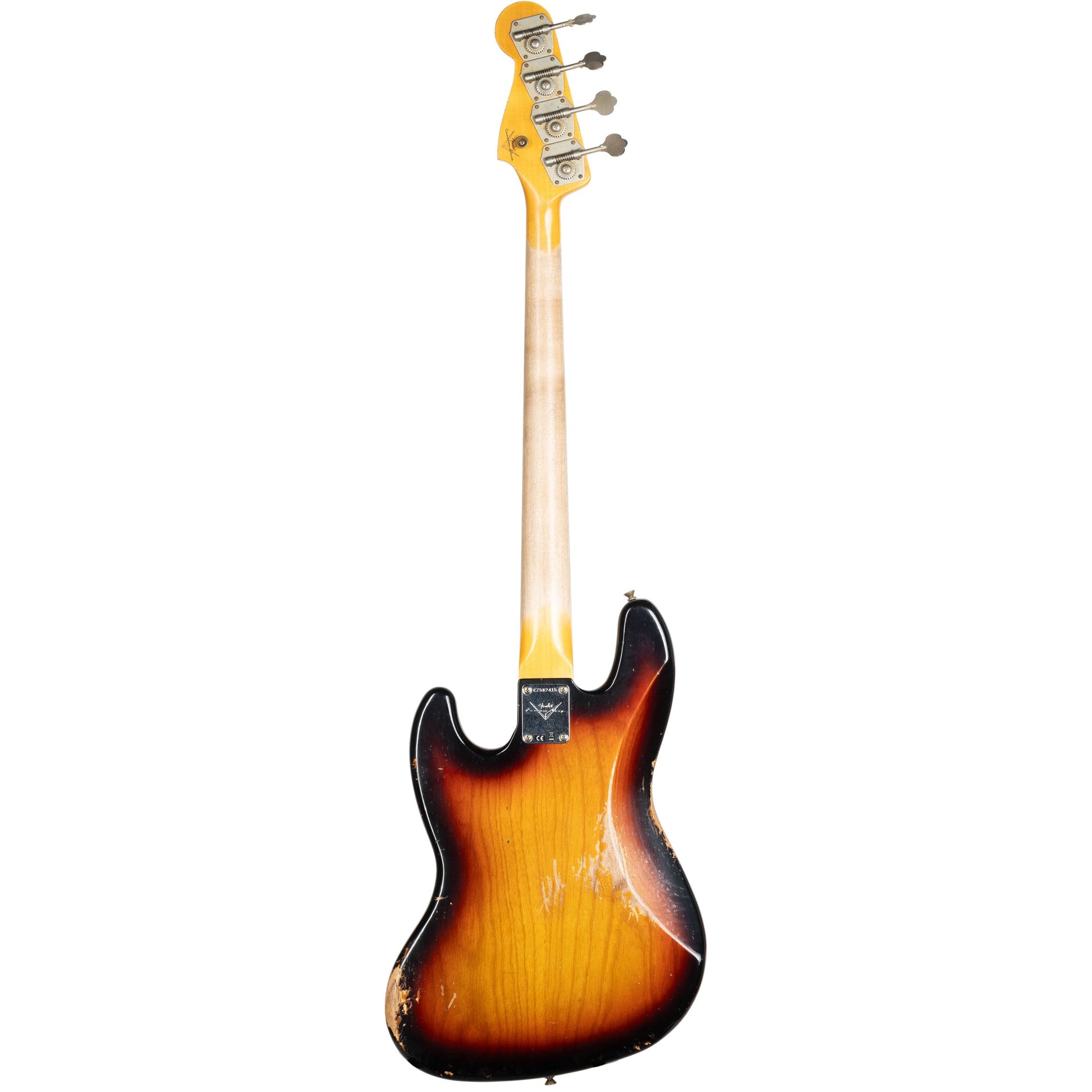 Fender Custom Shop 1961 Jazz Bass - Heavy Relic 3 Tone Sunburst