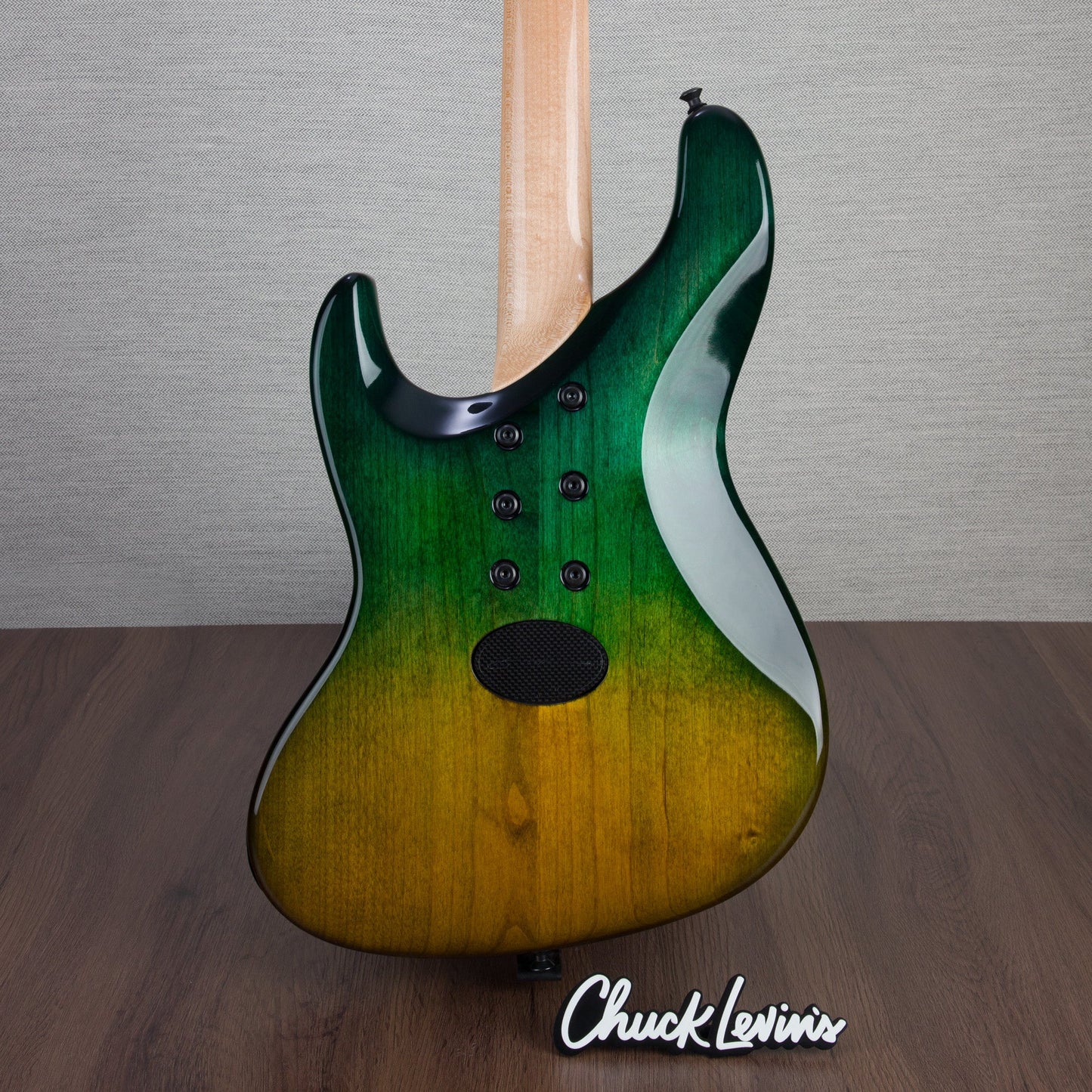 Brubaker JXB BM-4 4-String Electric Bass - Green Jungle Candy