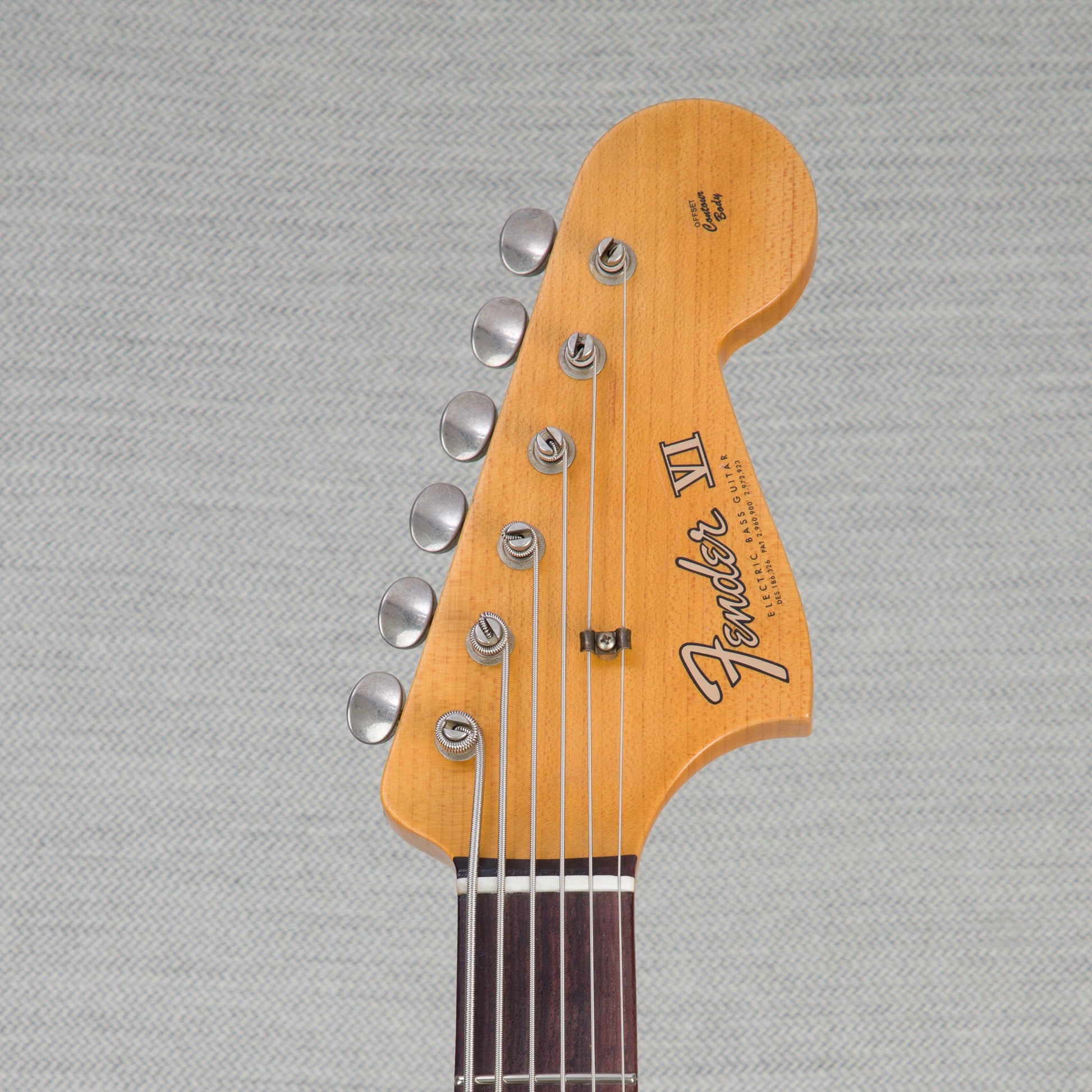 Fender Custom Shop Limited Edition Bass VI Journeyman Relic - Faded Aged Surf Green