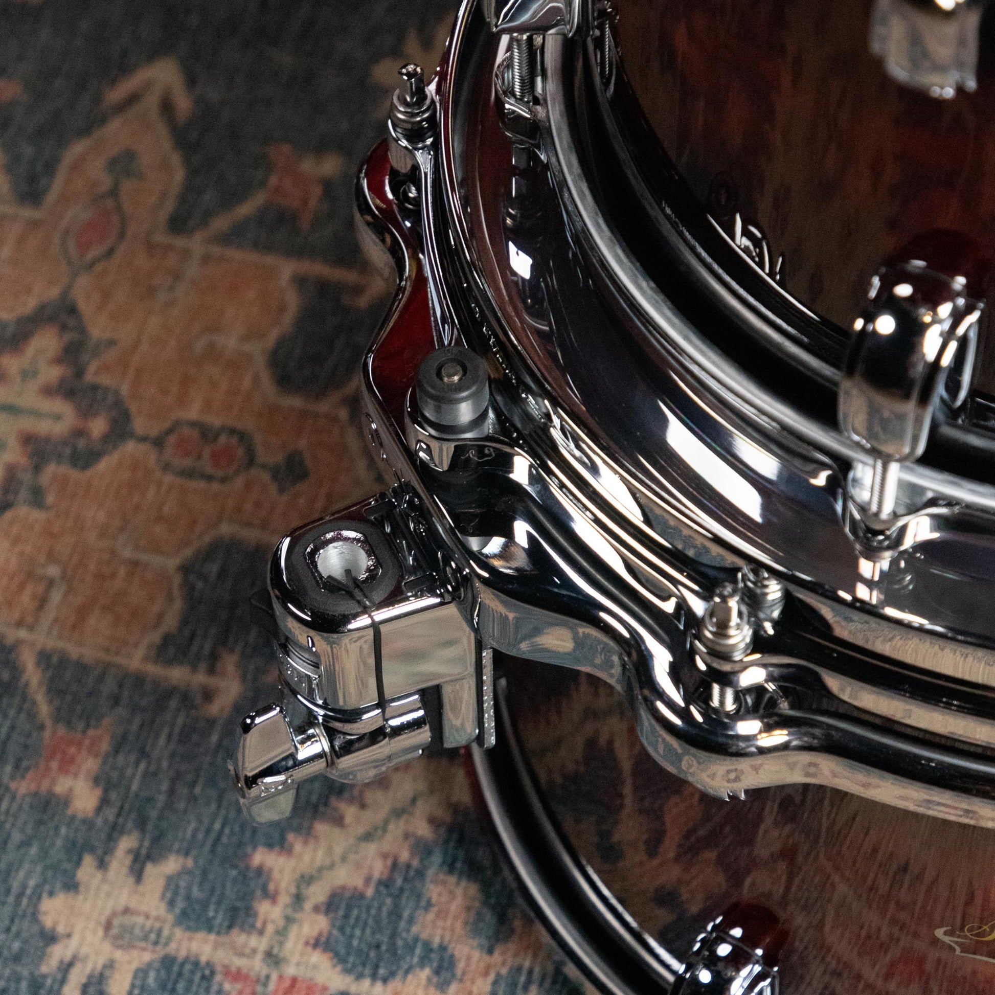 Tama Starclassic Bubinga 4-Piece Shell Pack - Volcanic Red Burst