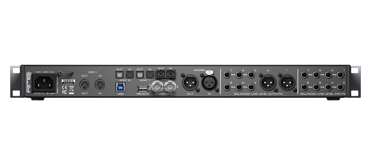 RME Fireface UFX III - High End 188-Channel USB 3.0 Audio Interface