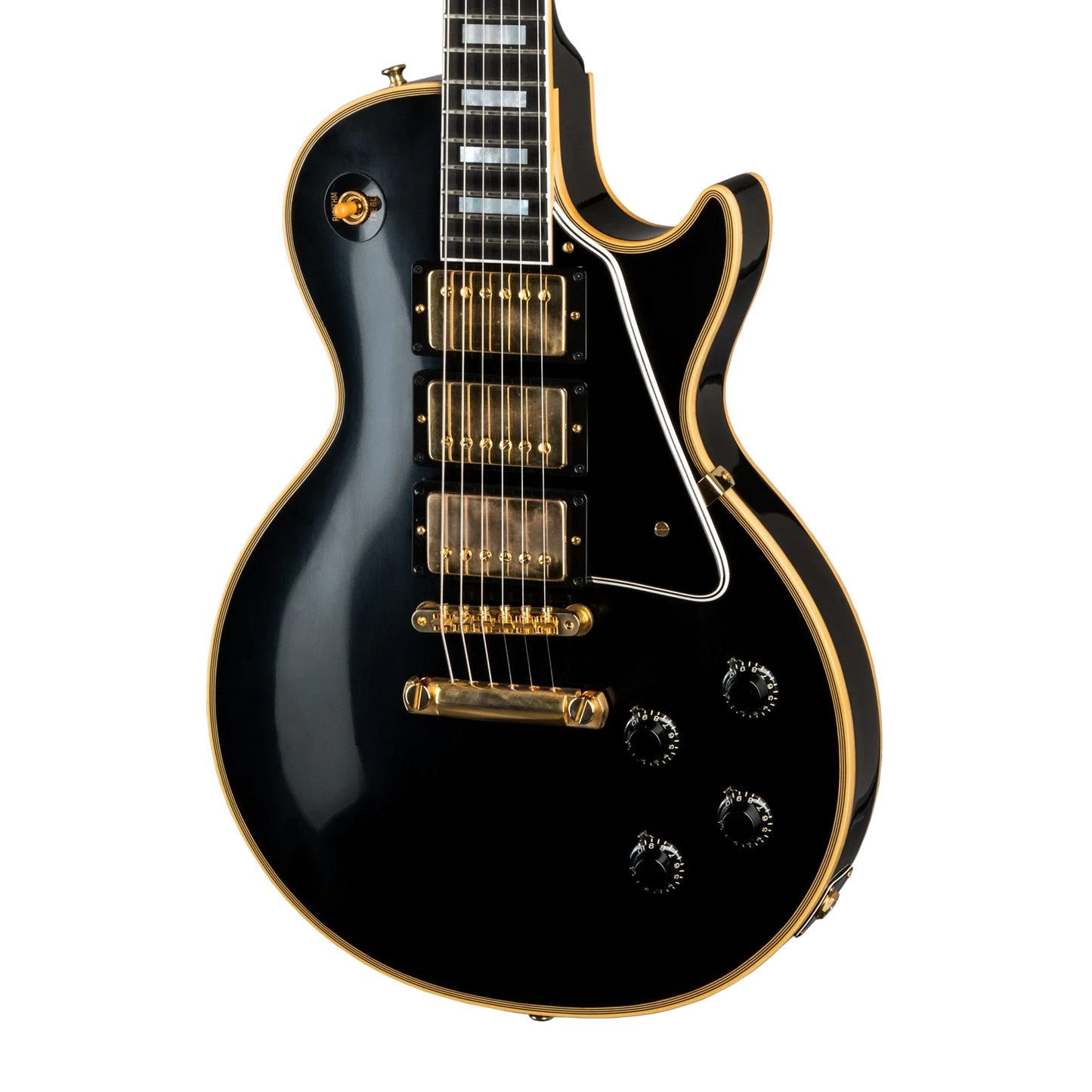 Gibson Custom 1957 Les Paul Custom Reissue 3-Pickup, VOS, Ebony