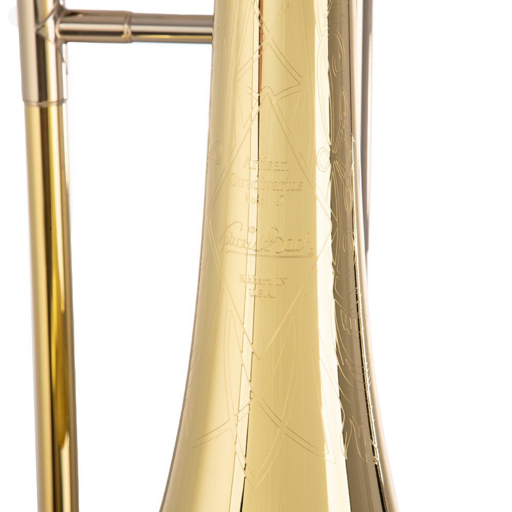 Bach A47X Tenor Trombone with F-Attachment - Clear Lacquered