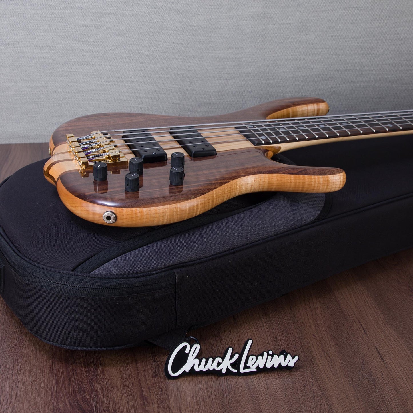 Ken Smith BSR-5TNE-FW Black Tiger Elite 5-String Electric Bass Guitar - Figured Walnut - #5TNE706526