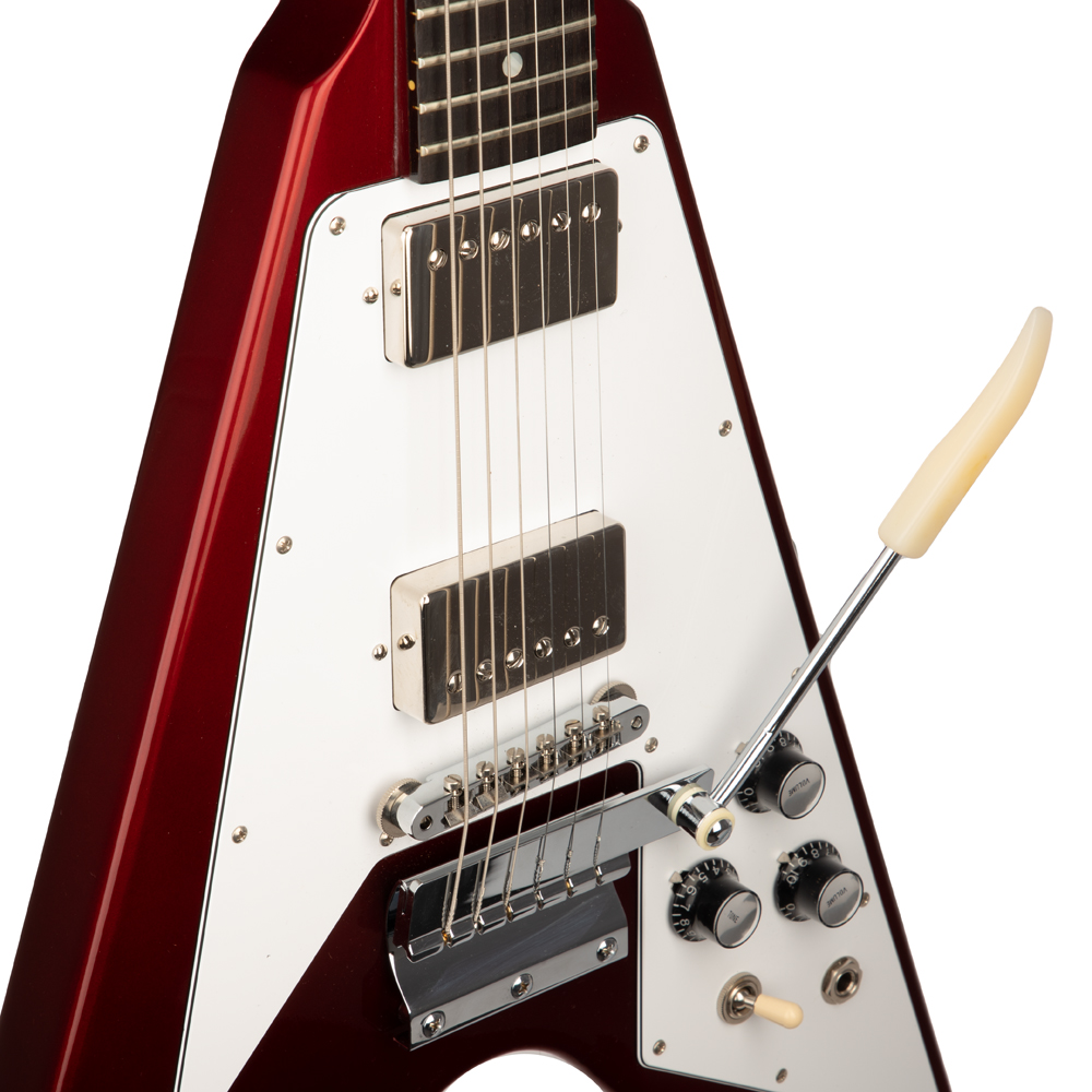 Gibson Custom Shop 1967 Mahogany Flying V with Vibrola, Gloss Finish - Sparkling Burgundy - #100997