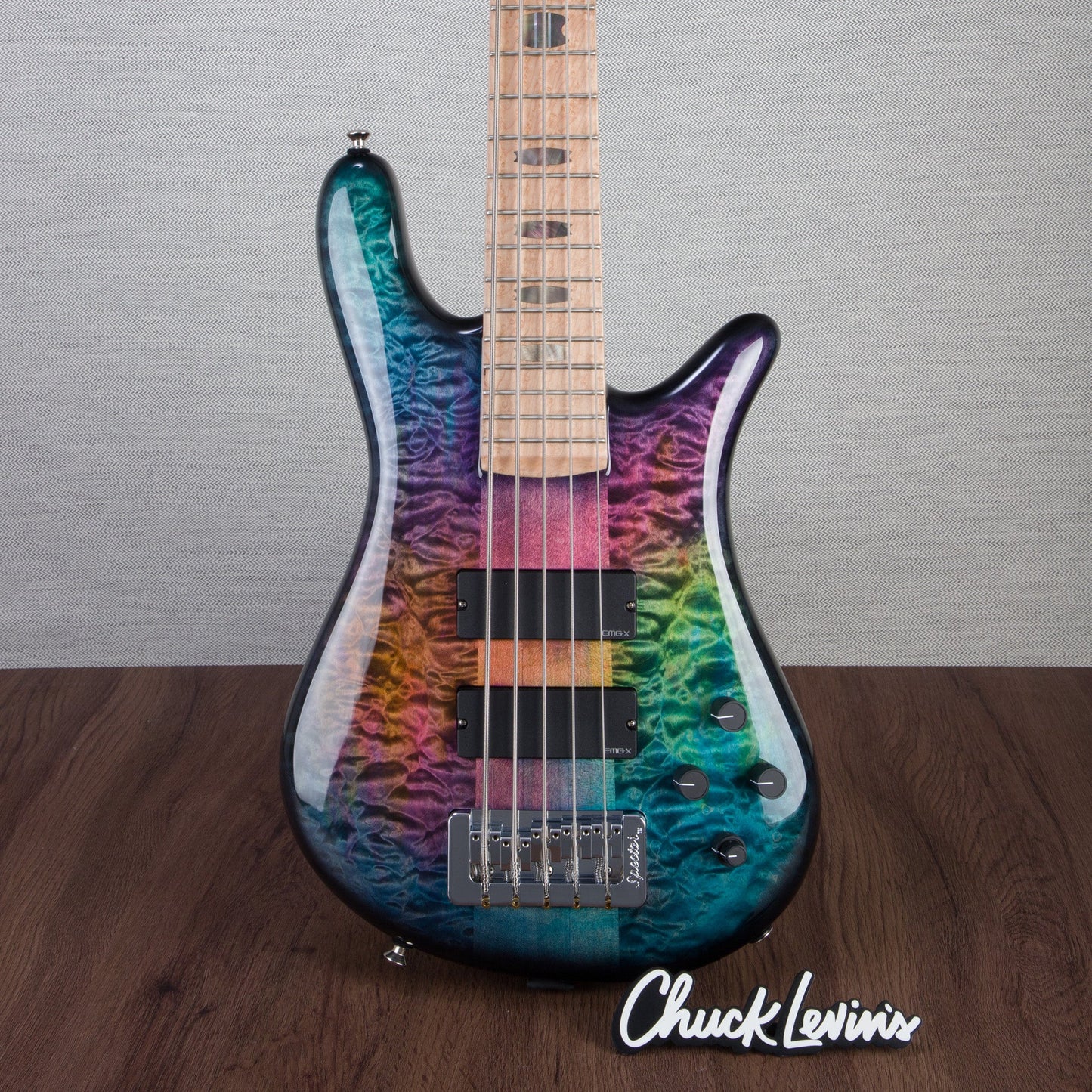 Spector USA NAMM NS-5 Electric Bass Guitar - Oil Slick