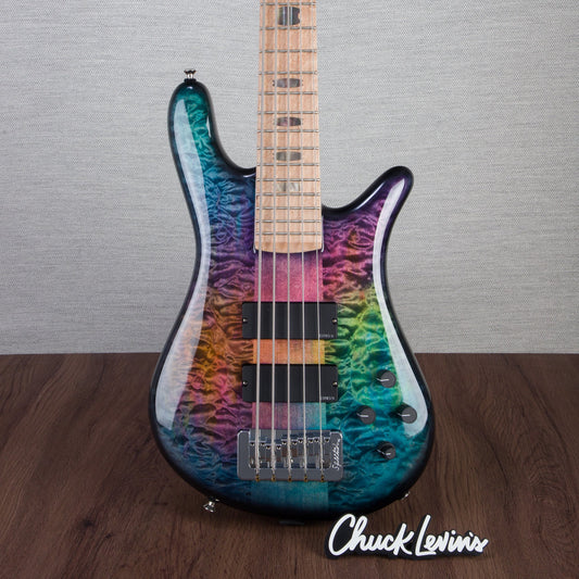 Spector USA NAMM NS-5 Electric Bass Guitar - Oil Slick
