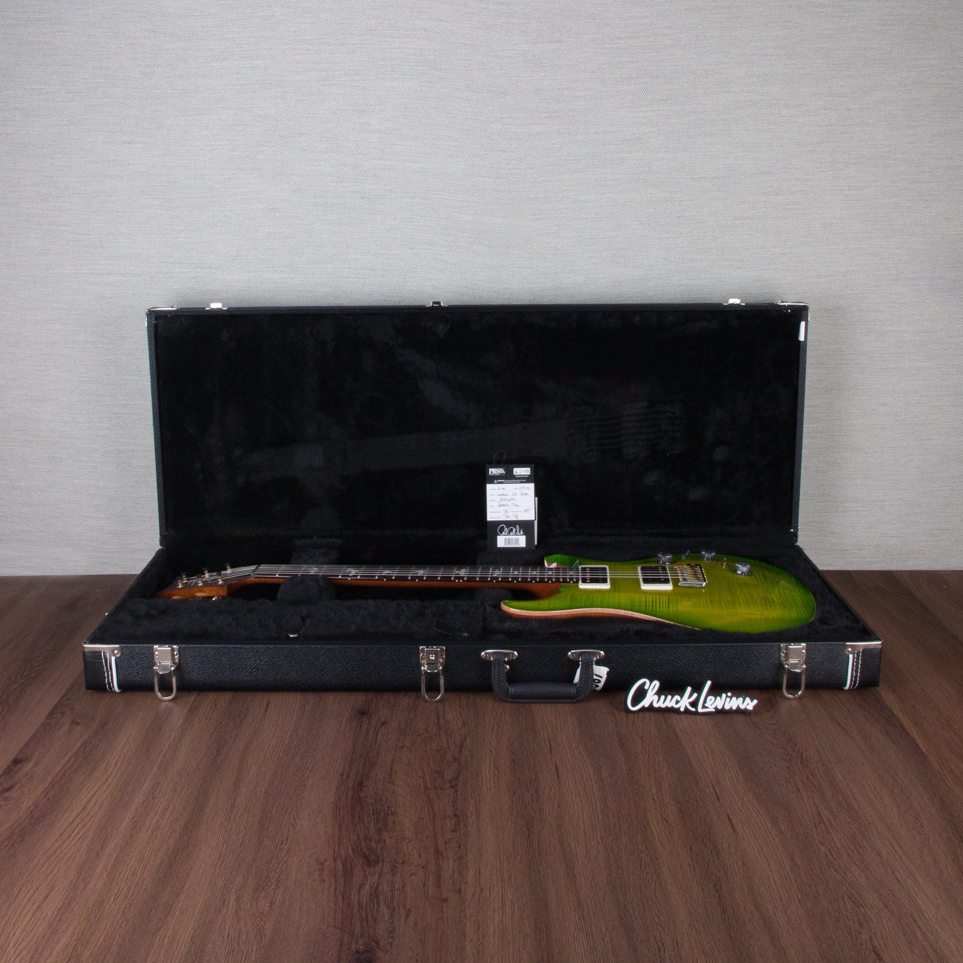 PRS Custom 24 Piezo 10 Top Electric Guitar - Eriza Verde - #220354674
