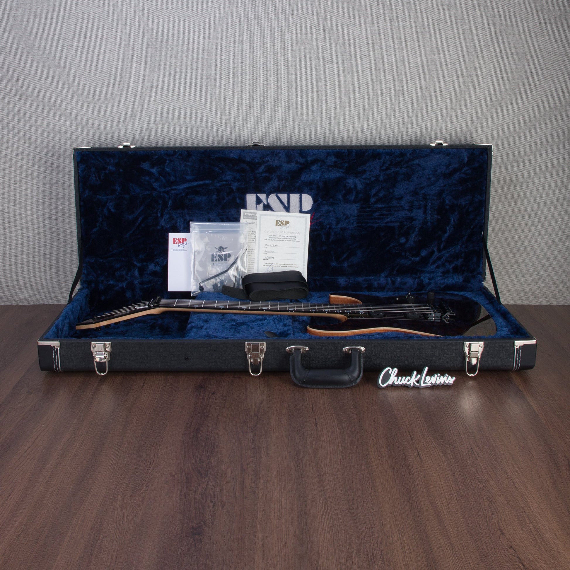 ESP USA M-II NTB FR Electric Guitar - Hellfire - #US24098