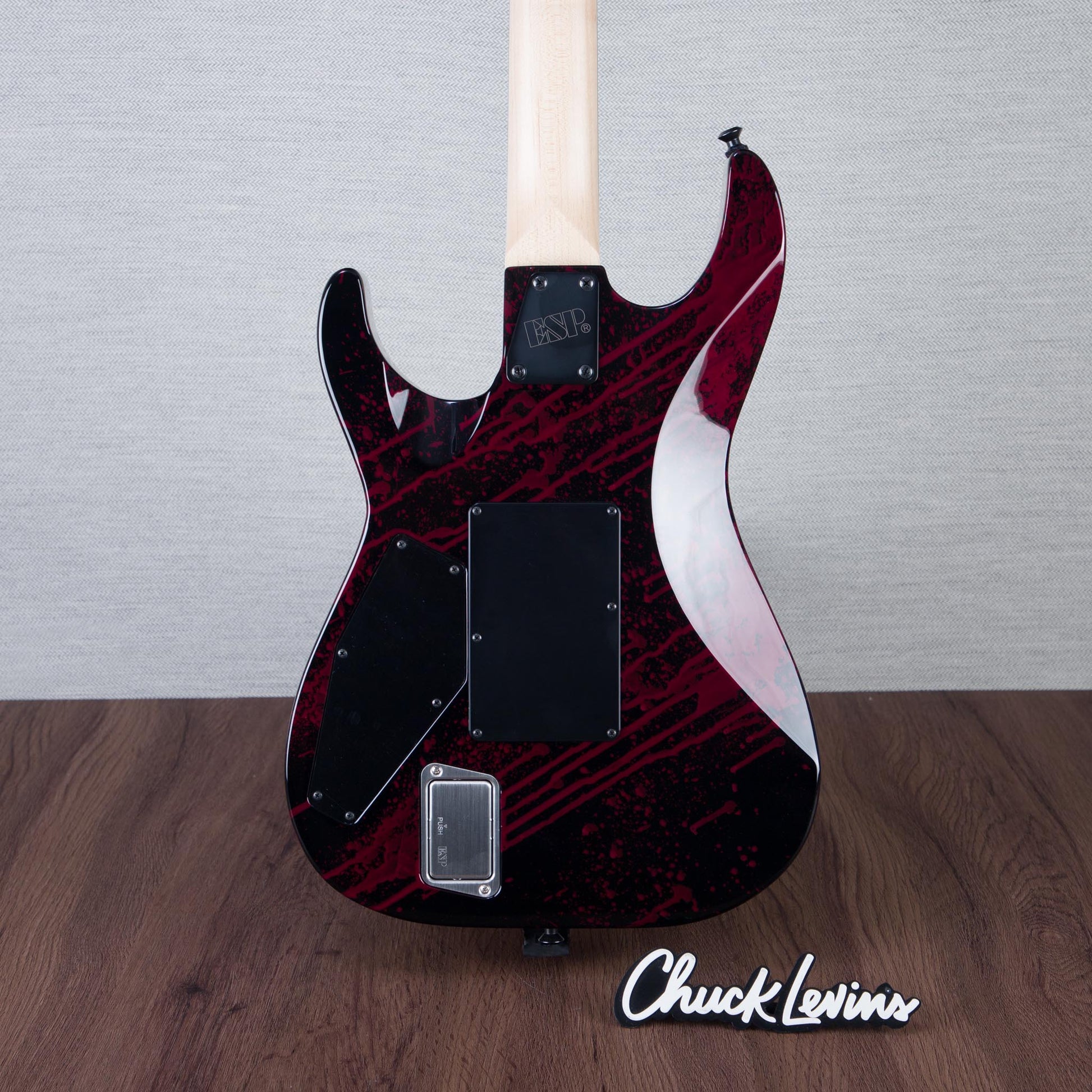 ESP USA M-II FR Electric Guitar - Blood Splatter - #US25150