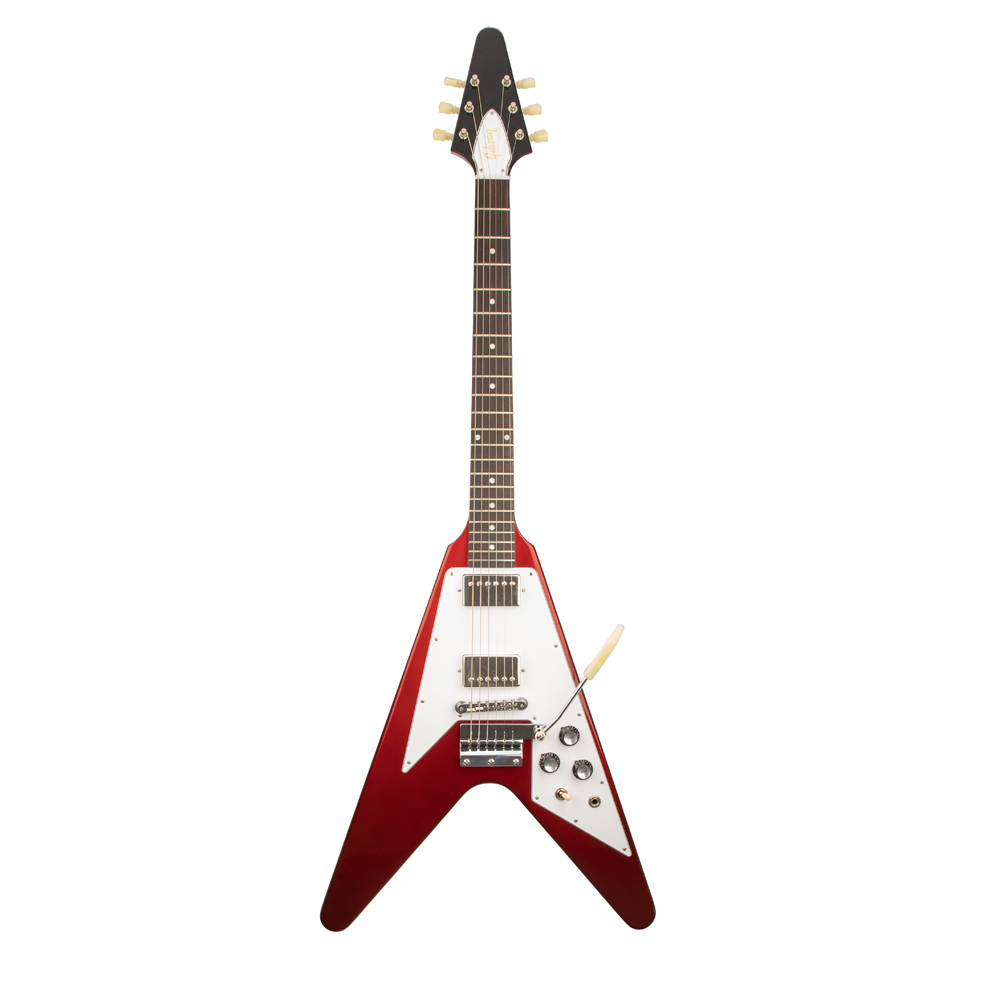 Gibson Custom Shop 1967 Mahogany Flying V with Vibrola, Gloss Finish - Sparkling Burgundy - #100997