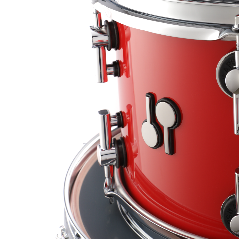 Sonor SQ2 4 Piece Shell Pack With 22 Inch Bass Drum - Traffic Red