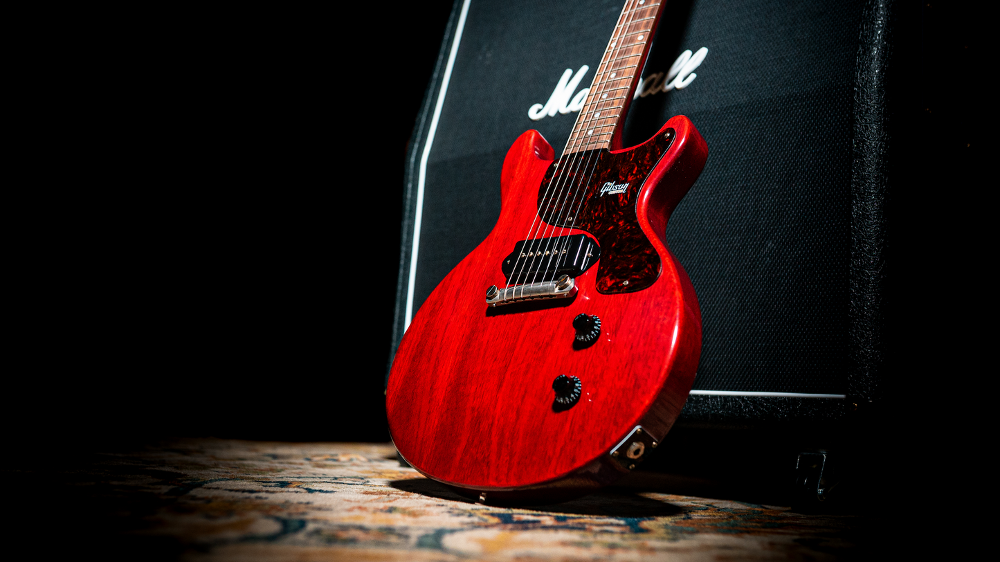 Gibson Custom 1958 Les Paul Junior Double Cut Reissue VOS - Faded Cherry