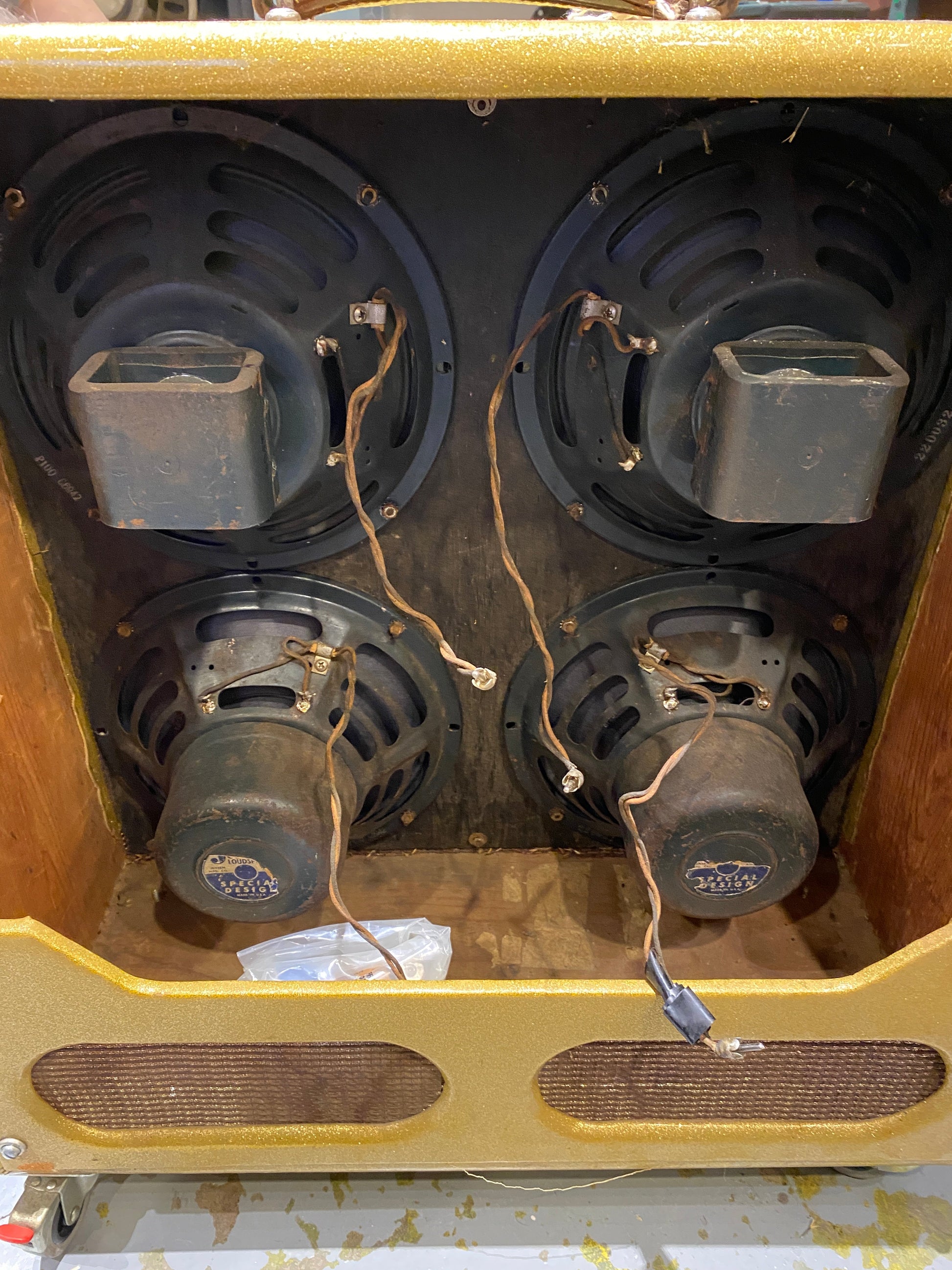 Fender Bassman 5F6A Gold Re-Tolex 1960