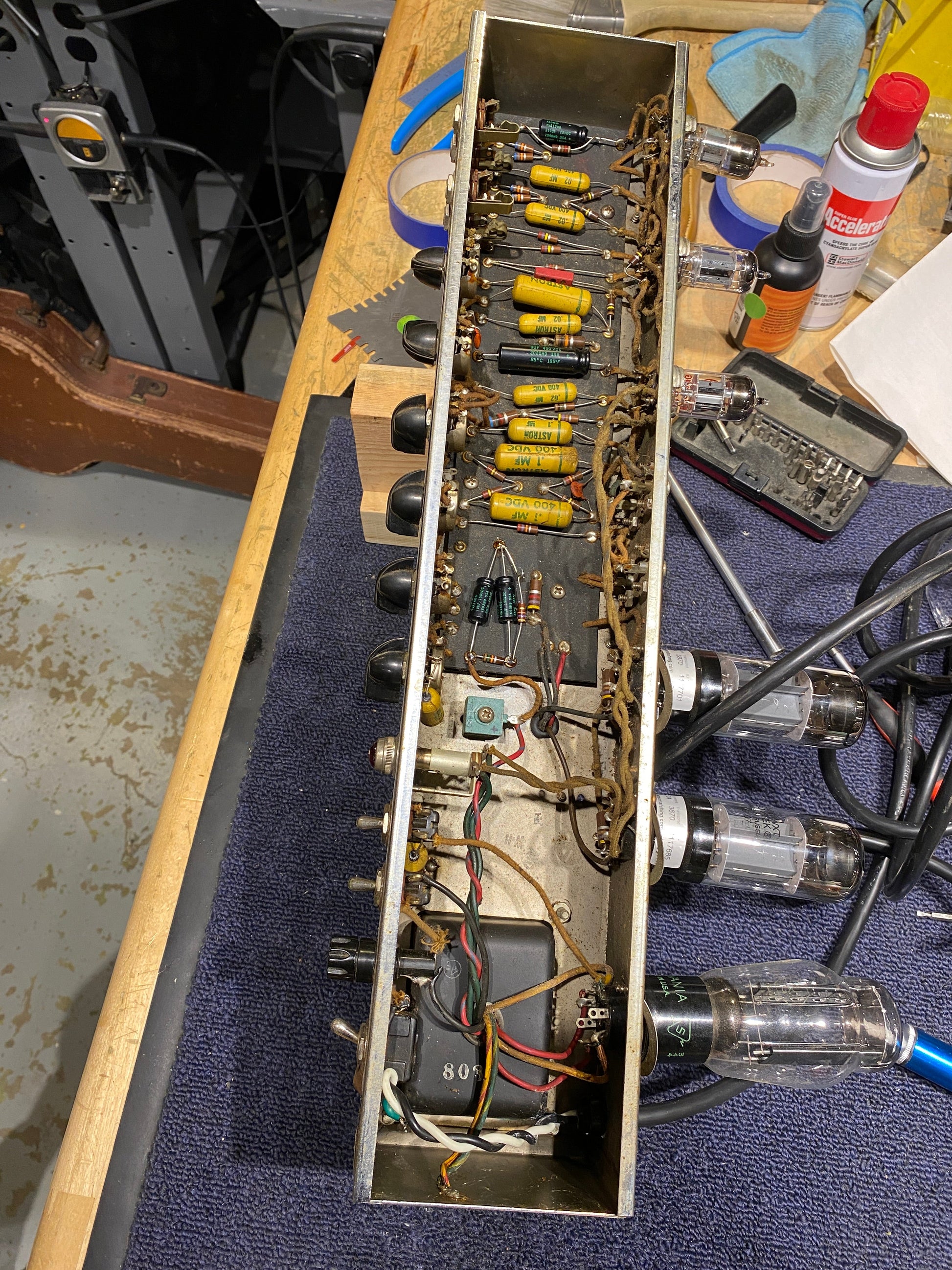 Fender Bassman 5F6A Gold Re-Tolex 1960
