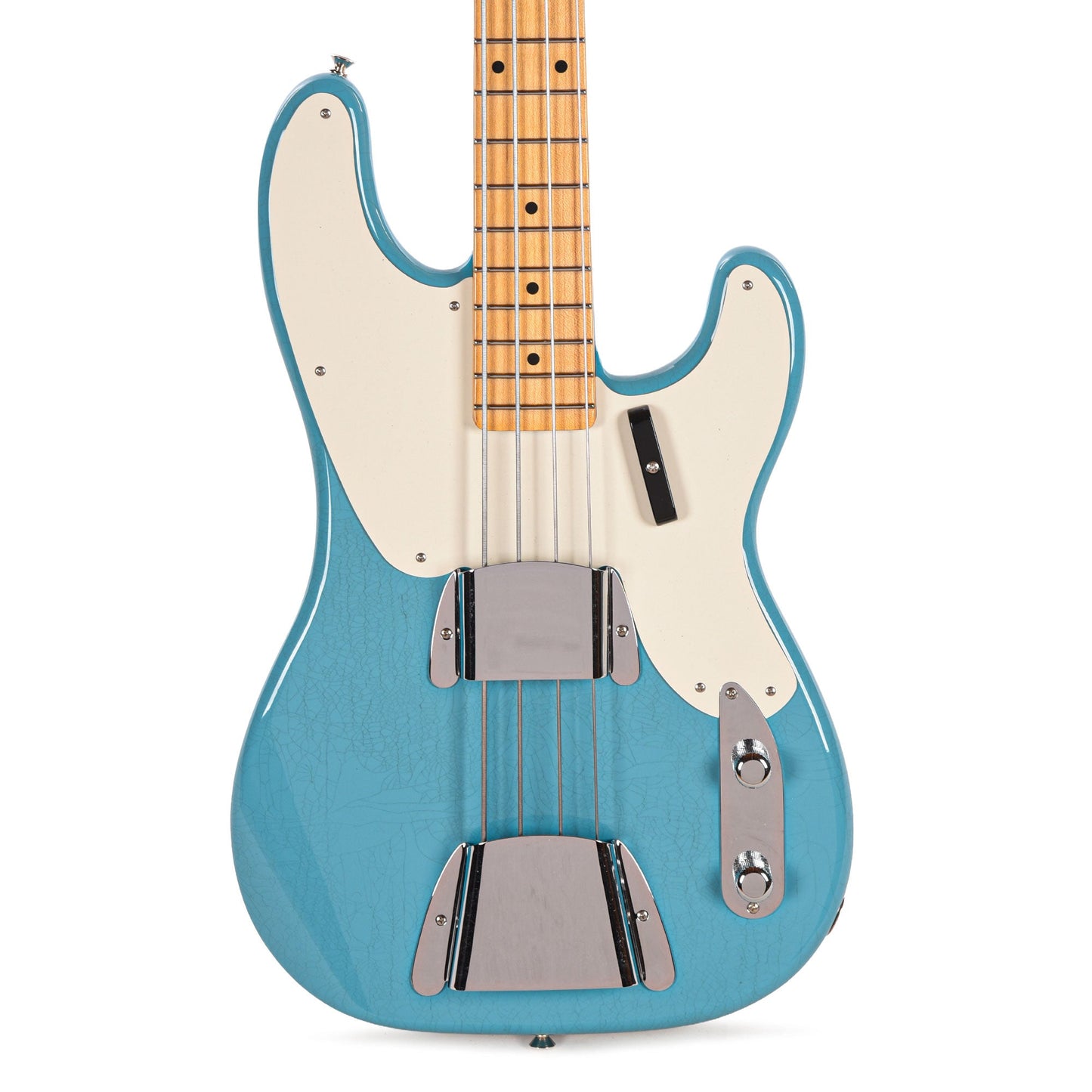 Fender Custom Shop 1955 Precision Bass Deluxe Closet Classic Faded Taos Turquoise