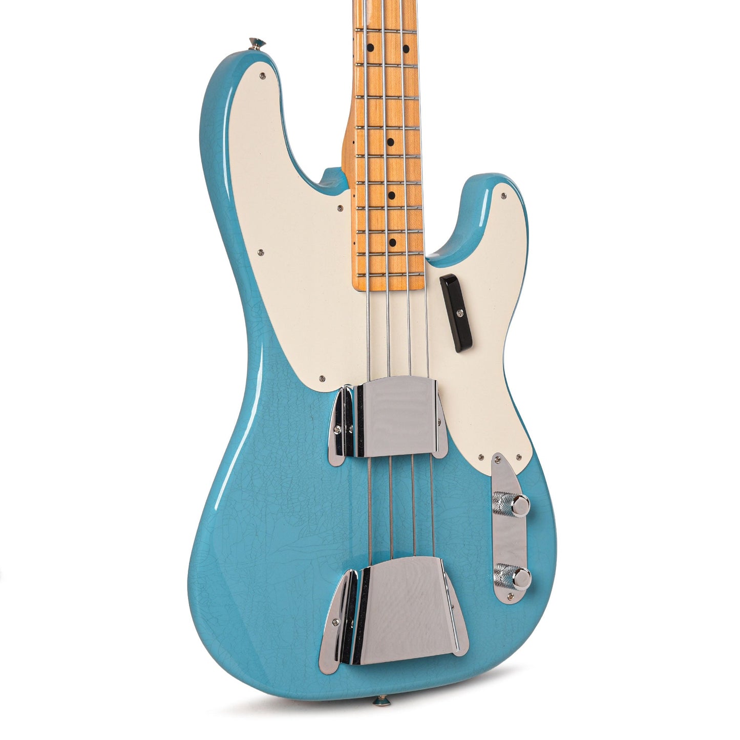 Fender Custom Shop 1955 Precision Bass Deluxe Closet Classic Faded Taos Turquoise