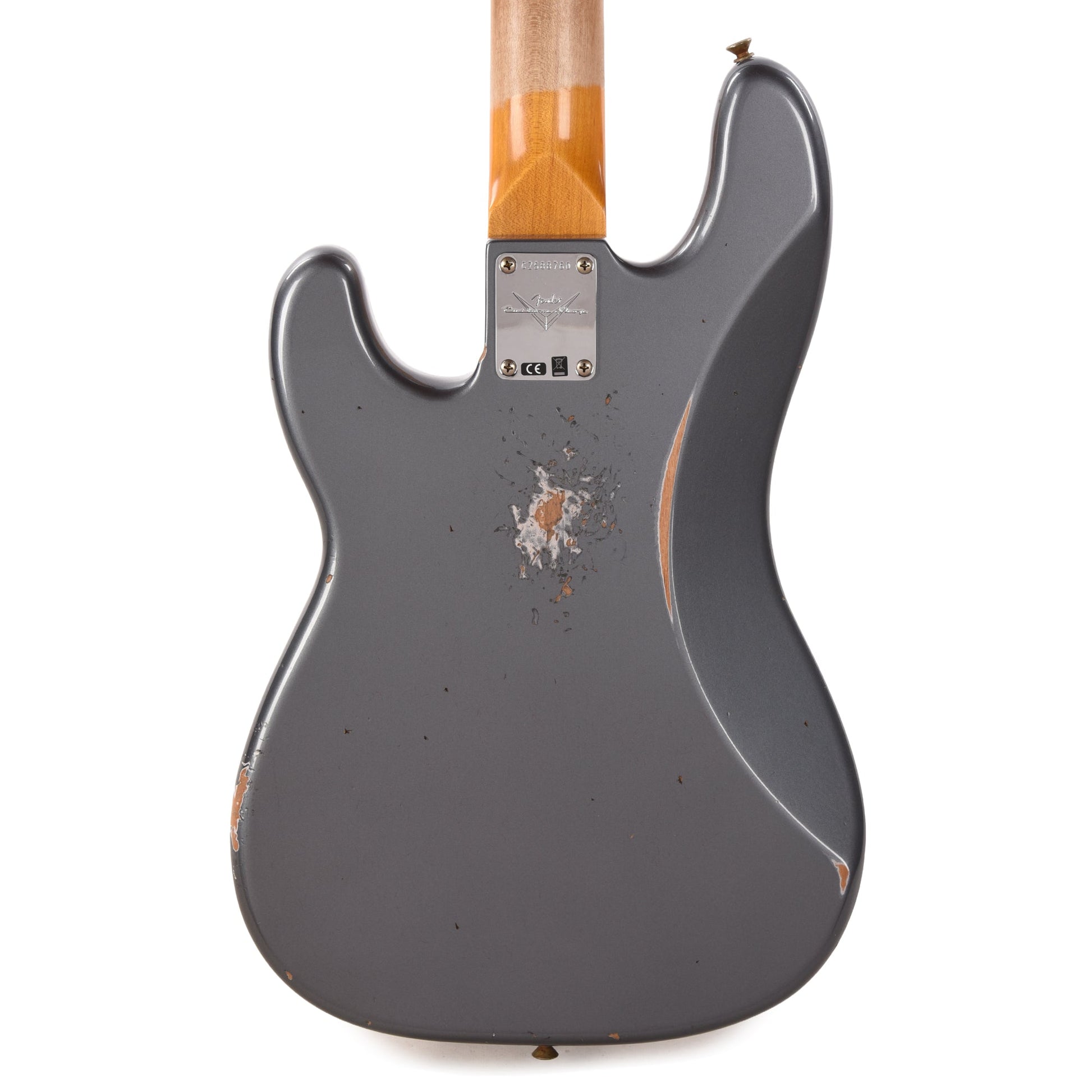 Fender Custom Shop 1960 Precision Bass Relic Super Faded Aged Charcoal Frost Metallic