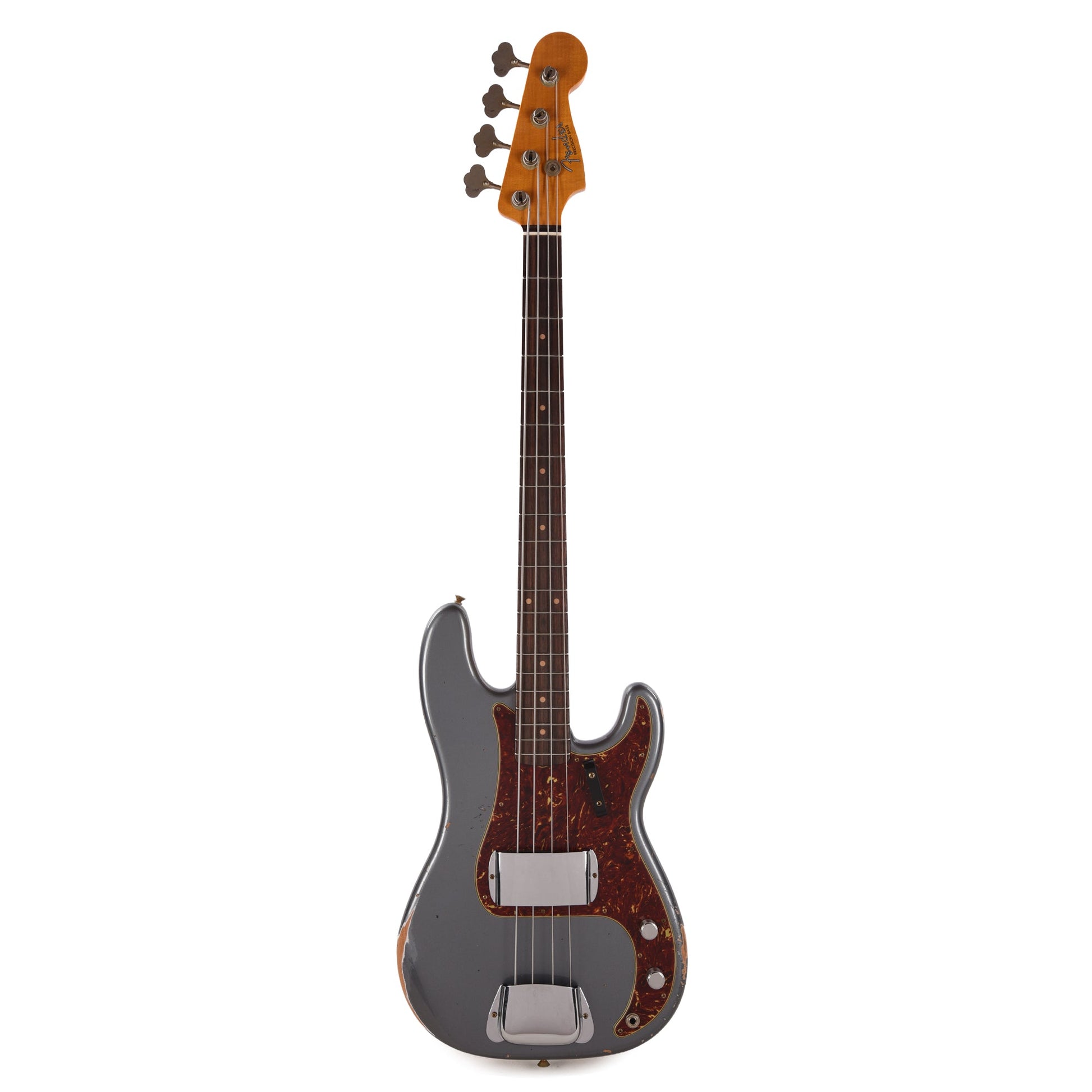 Fender Custom Shop 1960 Precision Bass Relic Super Faded Aged Charcoal Frost Metallic