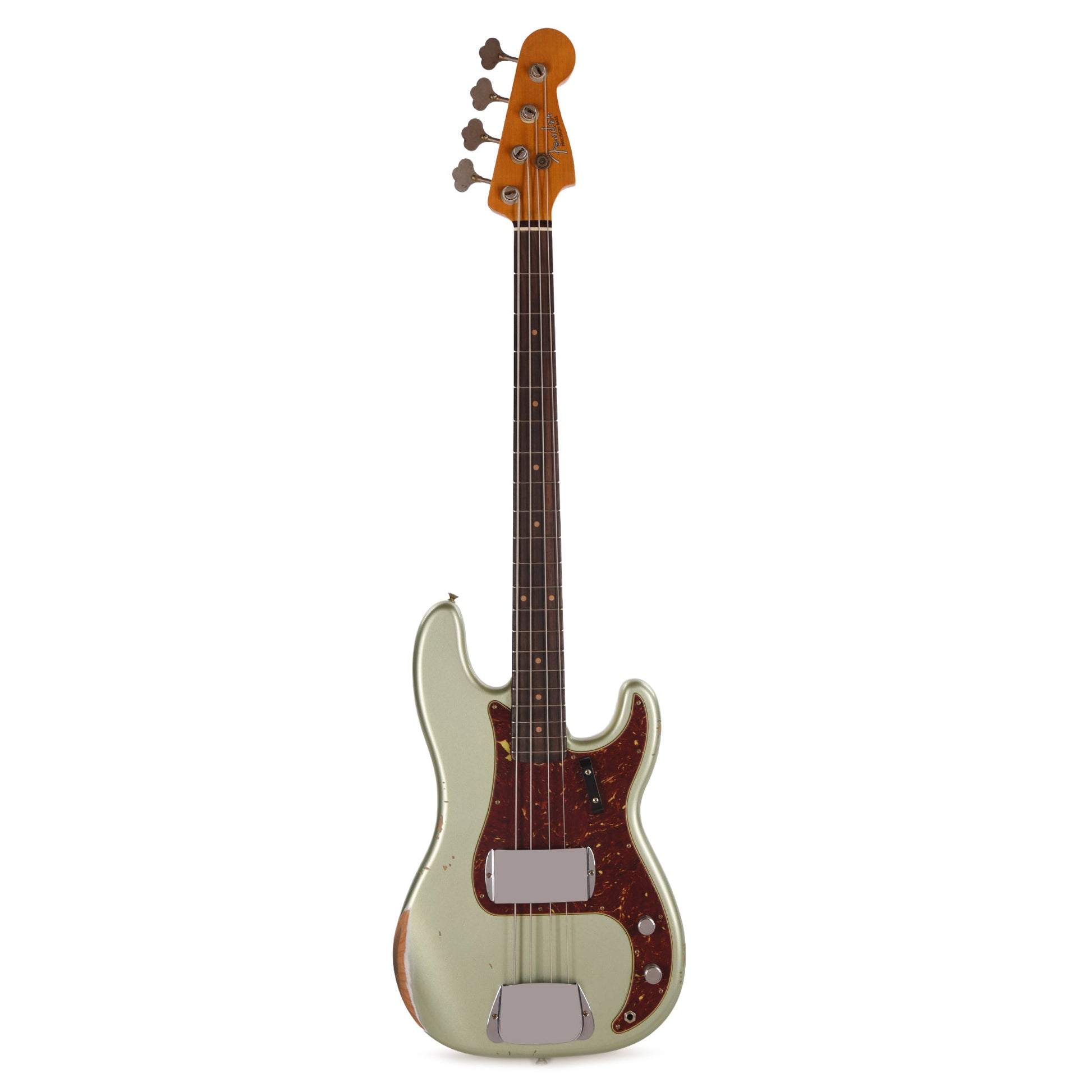 Fender Custom Shop 1960 Precision Bass Relic Super Faded Aged Sage Green Metallic