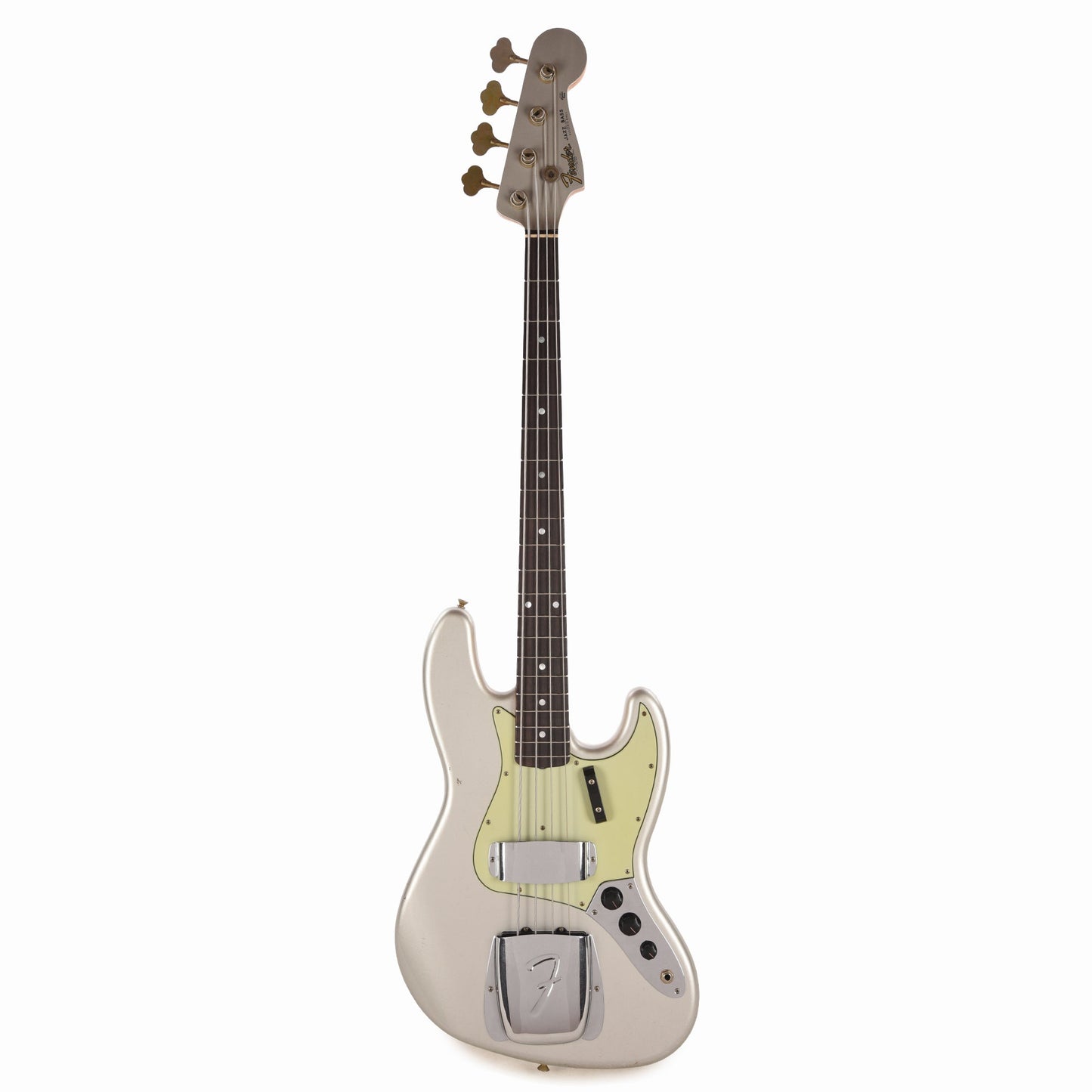 Fender Custom Shop 1965 Jazz Bass Journeyman Relic Faded Inca Silver