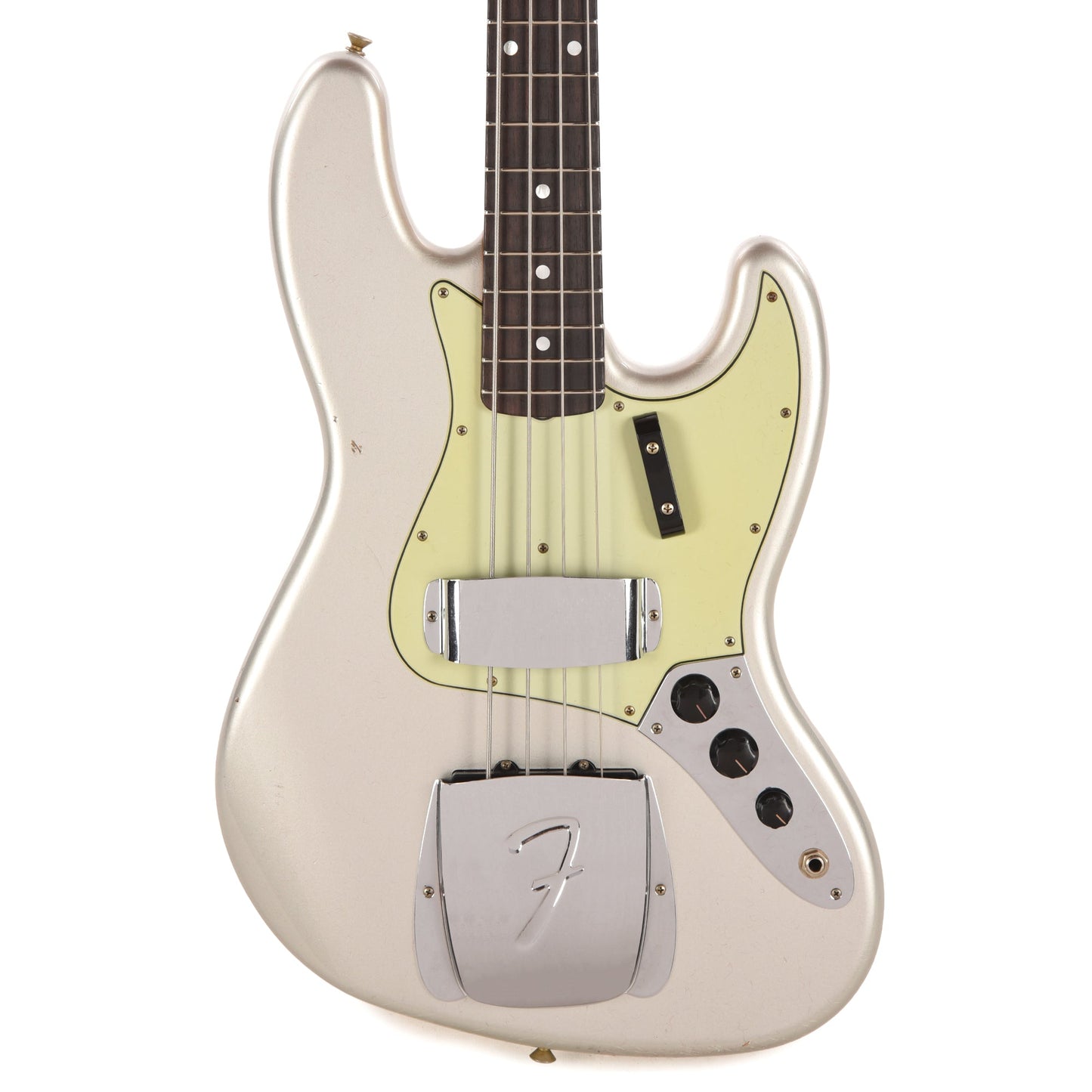 Fender Custom Shop 1965 Jazz Bass Journeyman Relic Faded Inca Silver