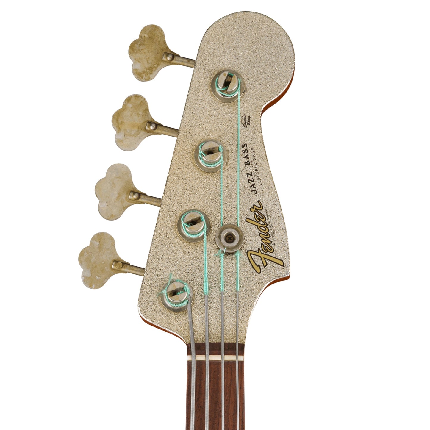 Fender Custom Shop Limited Edition Adrian Younge Jazz Bass Journeyman Relic Aged Silver Sparkle Master Built by Levi Perry