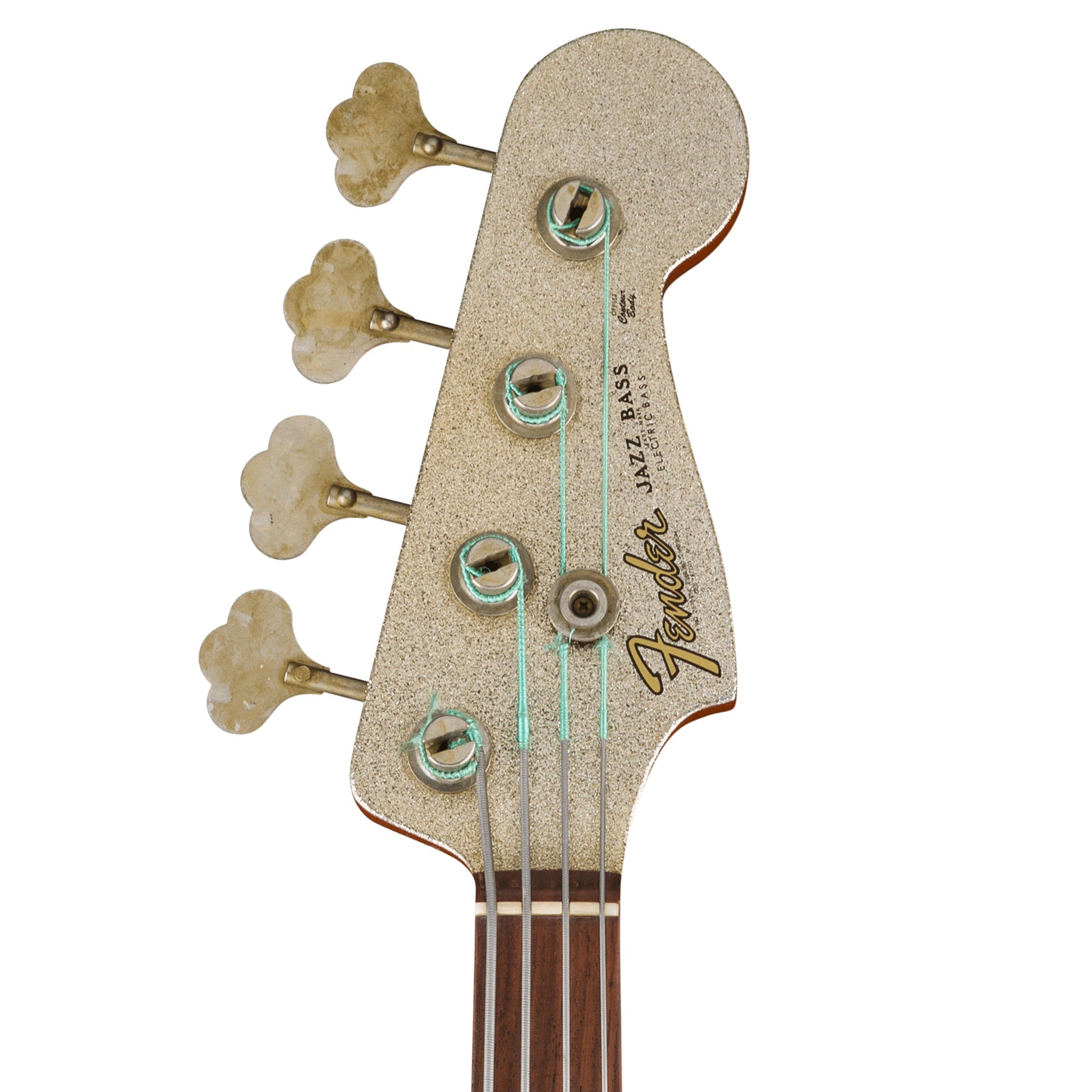Fender Custom Shop Limited Edition Adrian Younge Jazz Bass Journeyman Relic Aged Silver Sparkle Master Built by Levi Perry