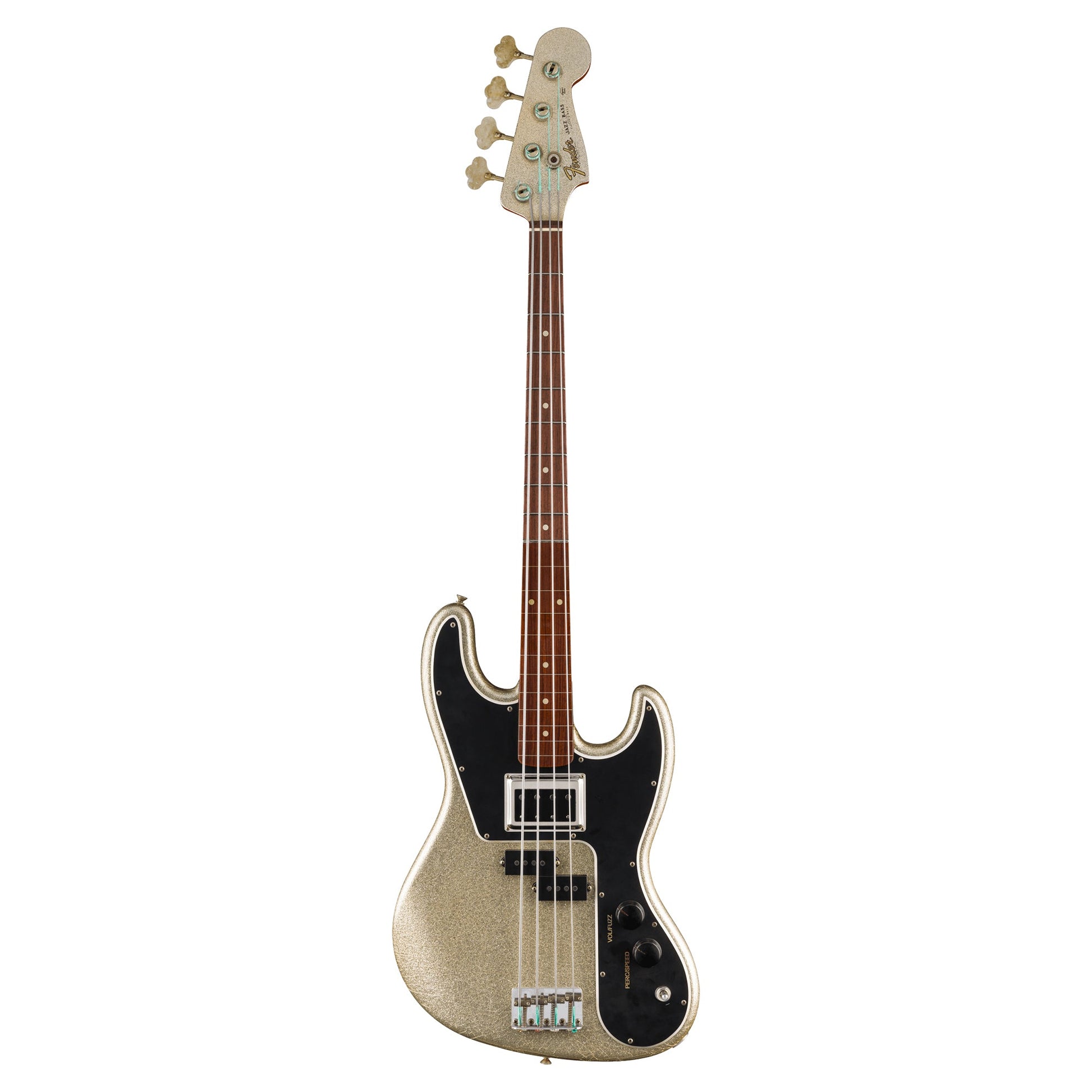 Fender Custom Shop Limited Edition Adrian Younge Jazz Bass Journeyman Relic Aged Silver Sparkle Master Built by Levi Perry