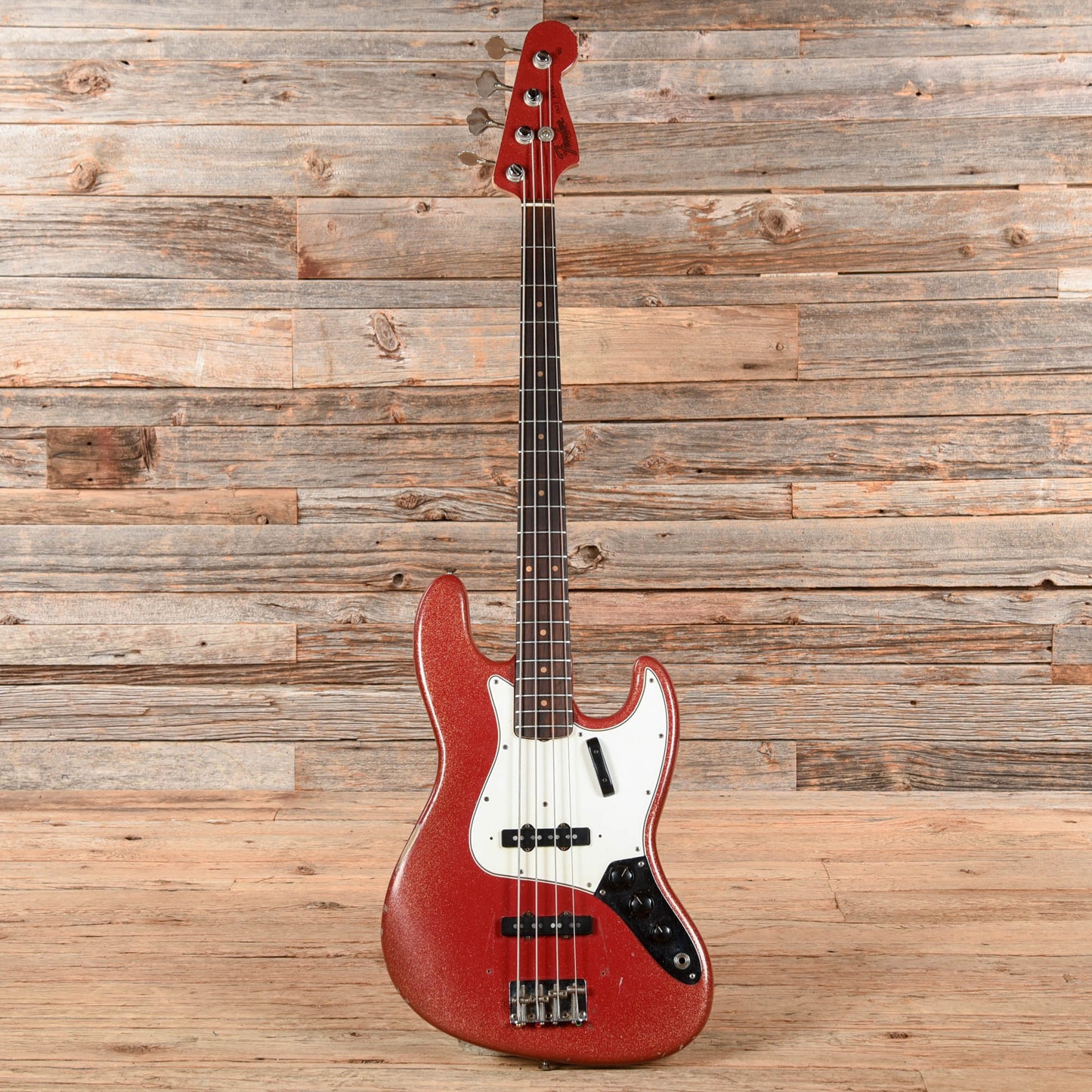 Fender Jazz Bass Red Sparkle Refin 1964