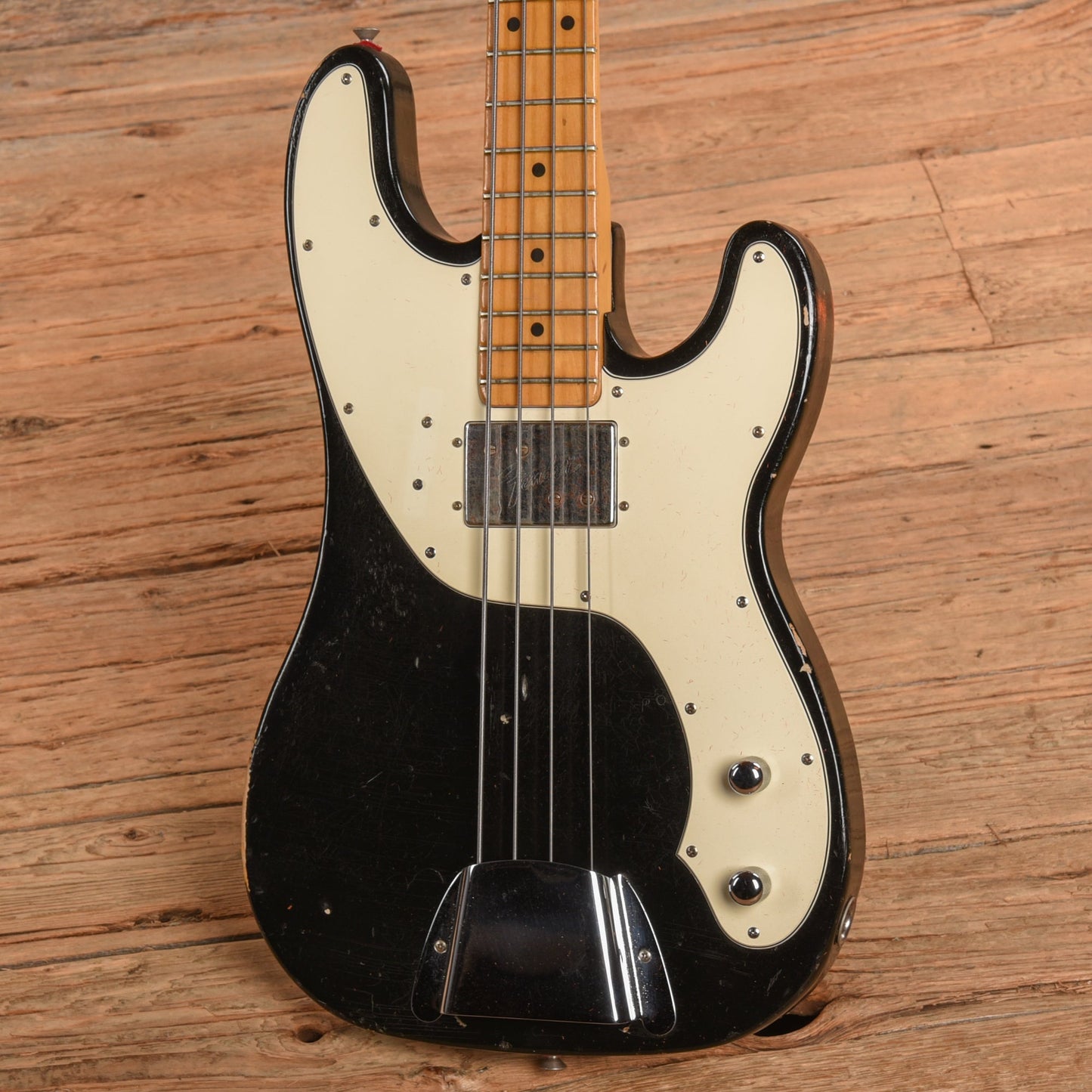 Fender Tele Bass 1974 Black - Dave Amato of REO Speedwagon