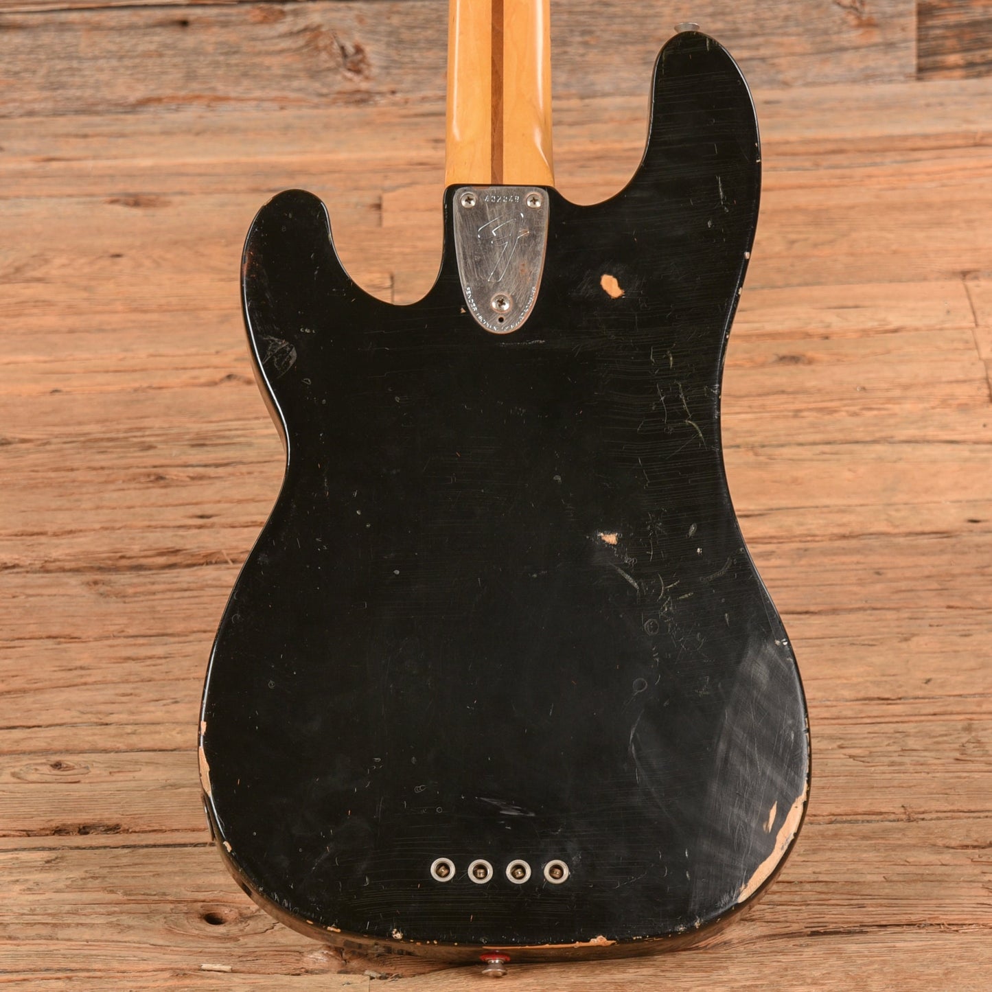 Fender Tele Bass 1974 Black - Dave Amato of REO Speedwagon