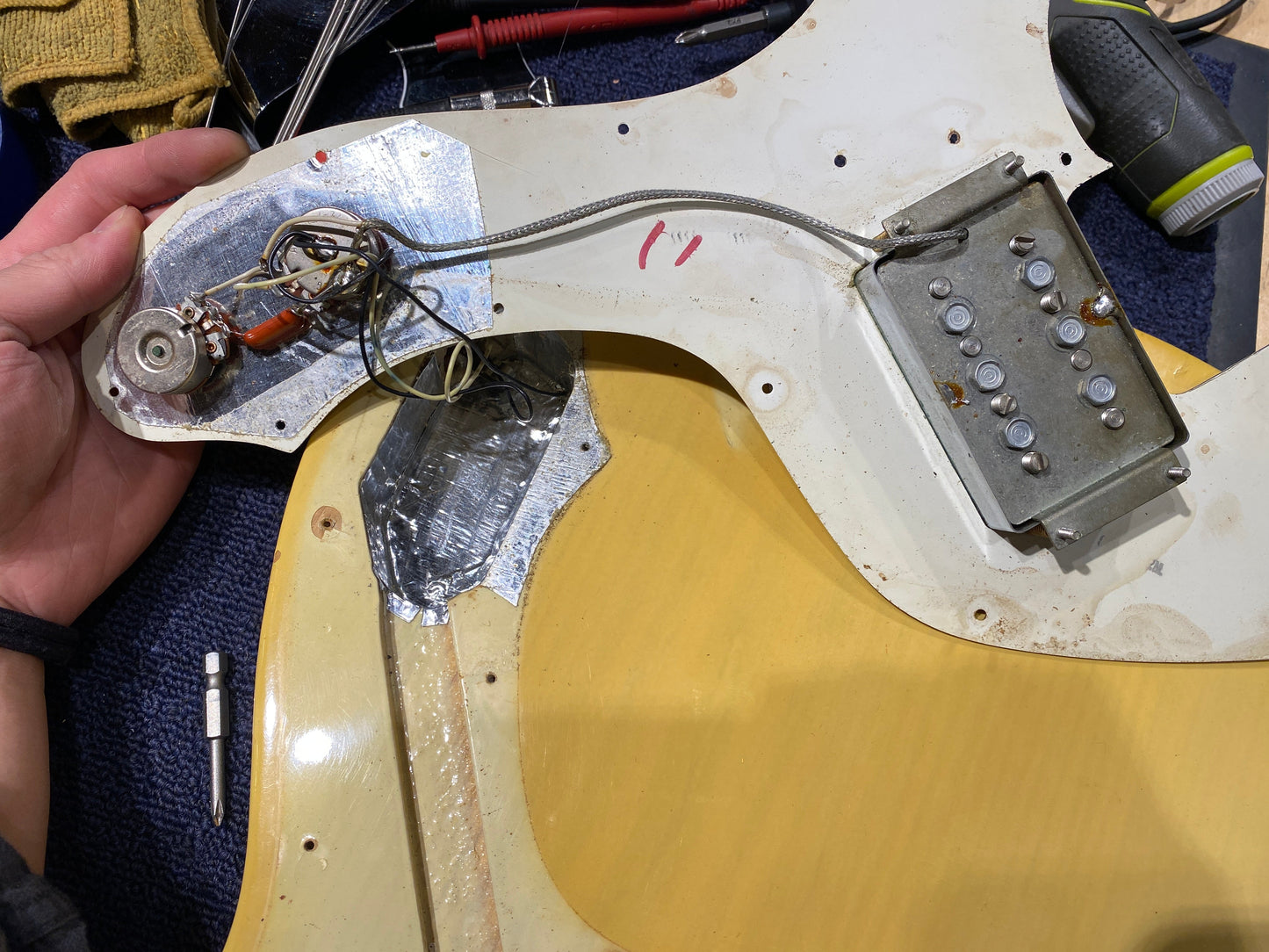 Fender Telecaster Bass Blonde 1972  - Dave Amato of REO Speedwagon