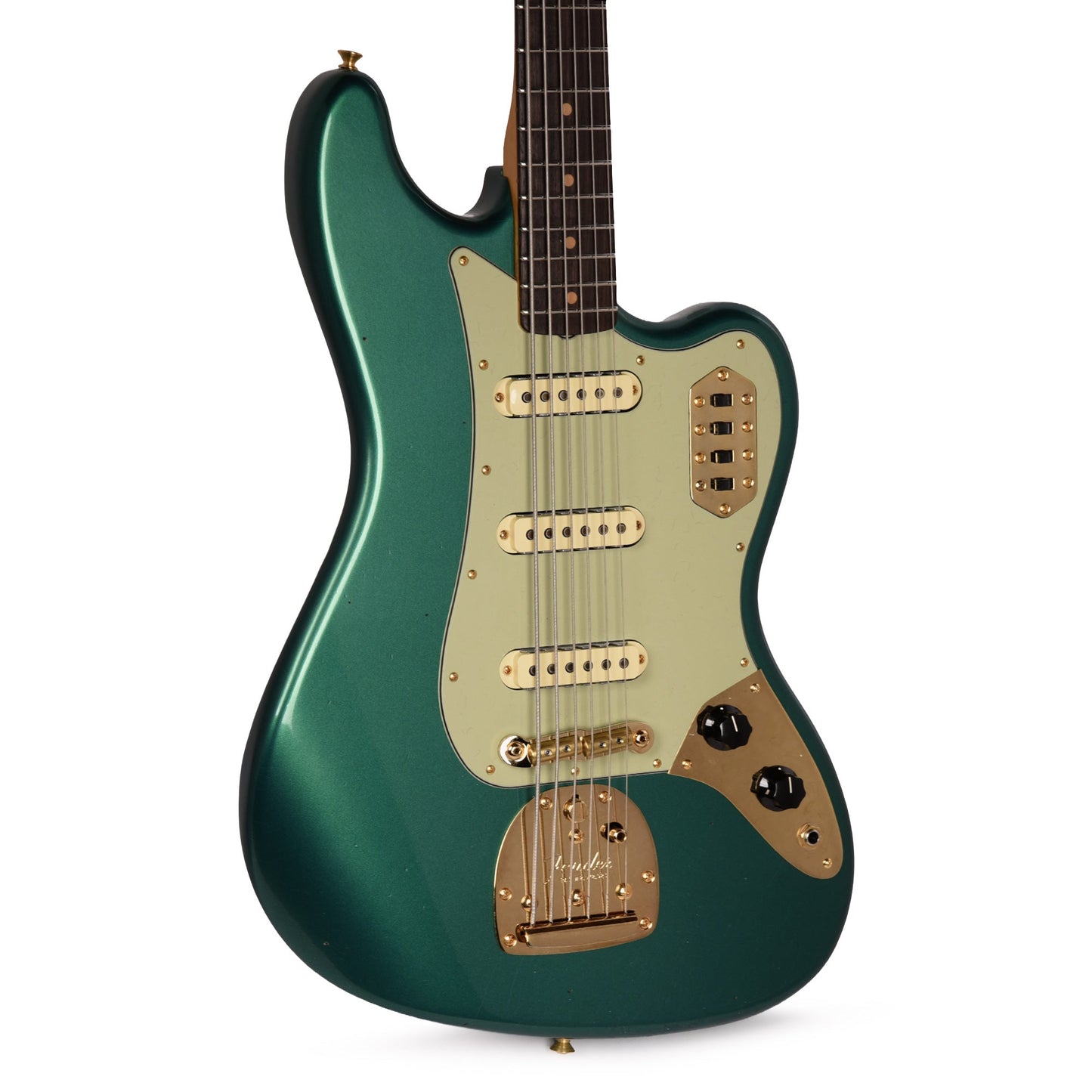 Fender Custom Shop 1966 Bass VI Journeyman Relic Aged British Racing Green