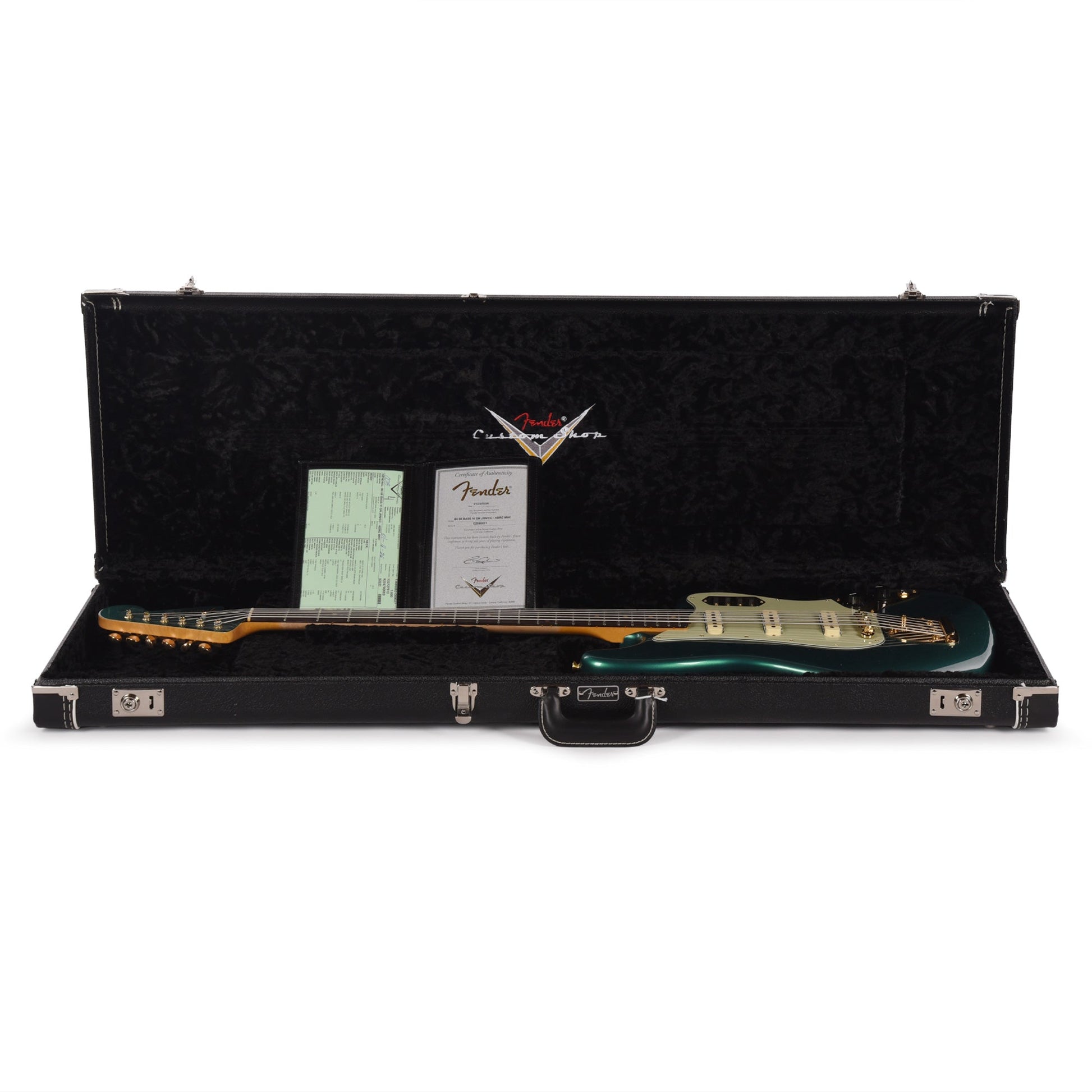 Fender Custom Shop 1966 Bass VI Journeyman Relic Aged British Racing Green