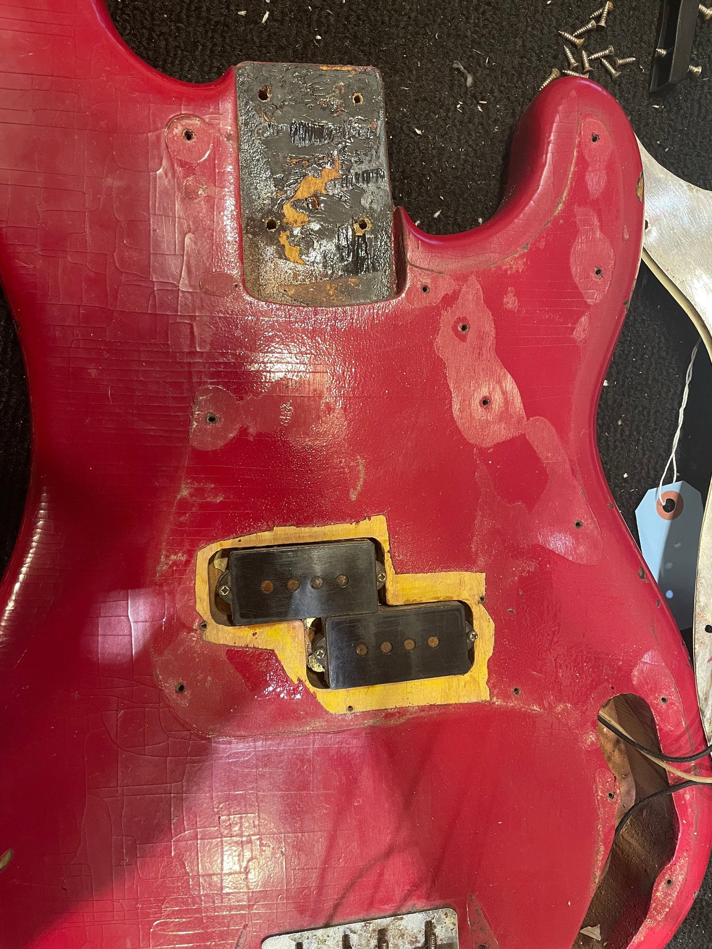 Fender Precision Bass Dakota Red Refin 1963