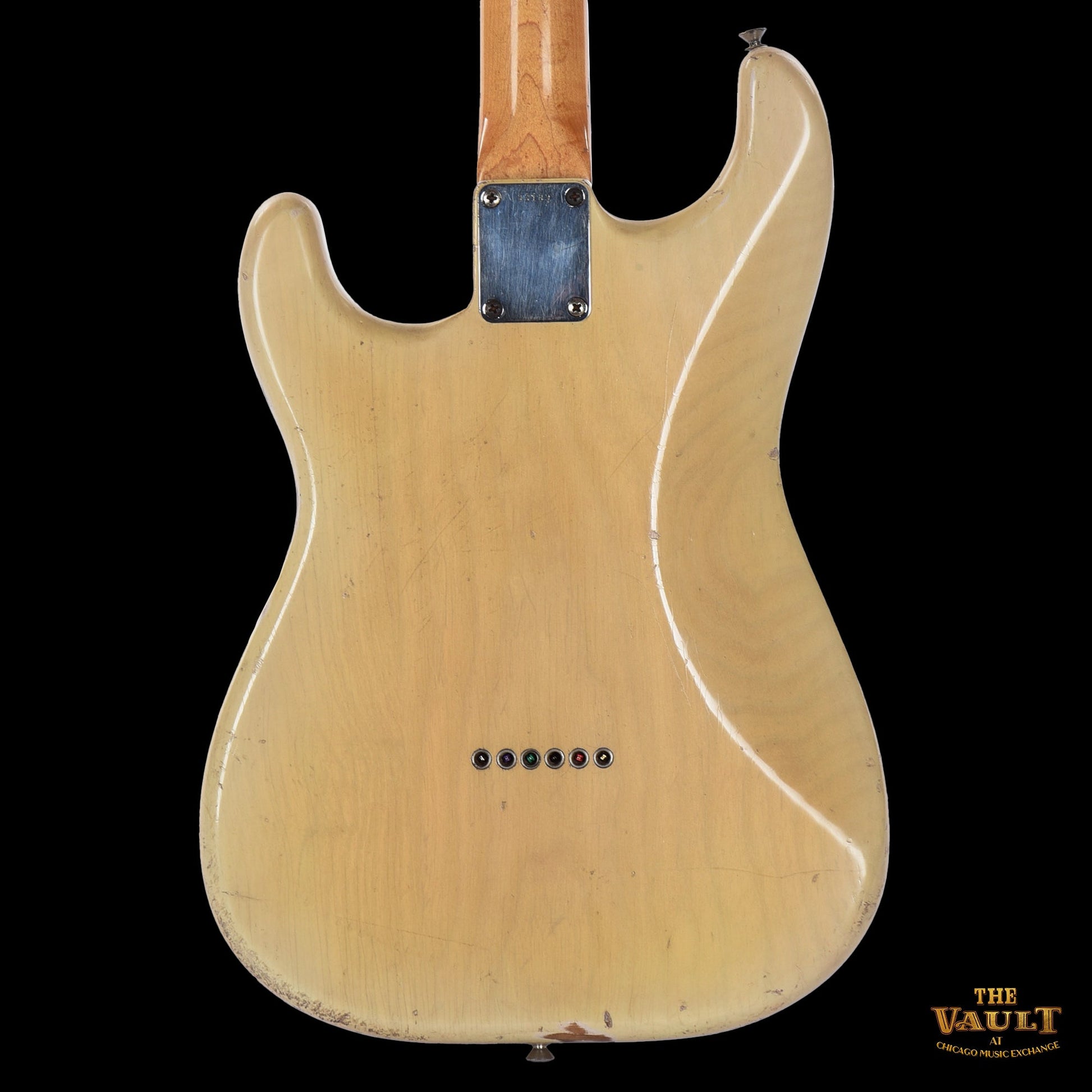 Fender Stratocaster Hardtail Blonde Refin by Clive Brown 1963