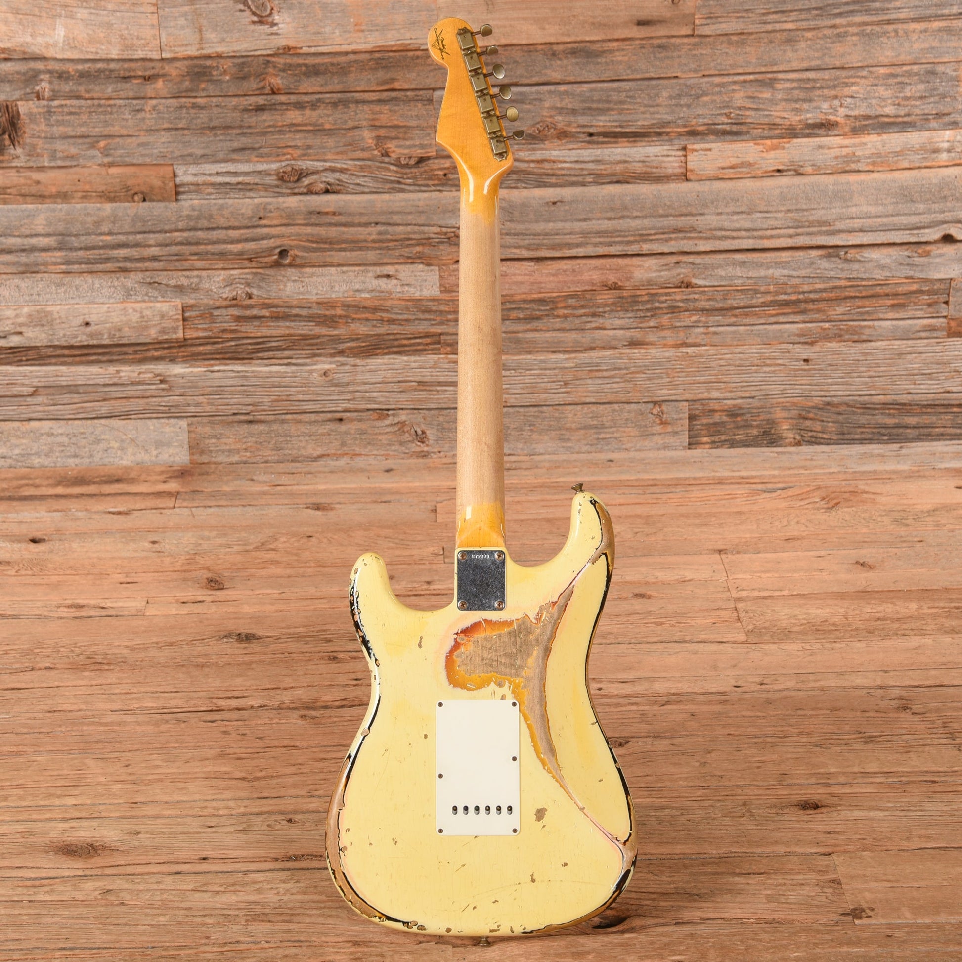 Fender Custom Shop '60 Stratocater Heavy Relic White over Sunburst 2013