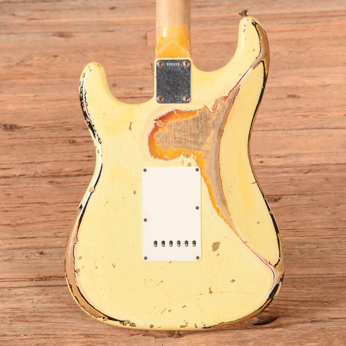 Fender Custom Shop '60 Stratocater Heavy Relic White over Sunburst 2013