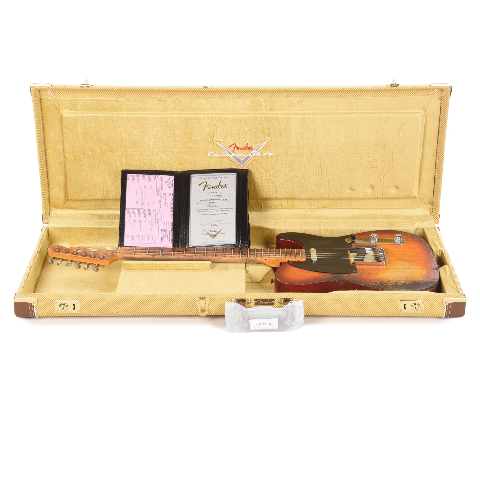 Fender Custom Shop 1952 Telecaster Aged Cherry Sunburst Super Heavy Relic w/Hand-Wound '50/'51 Blackguard Pickups