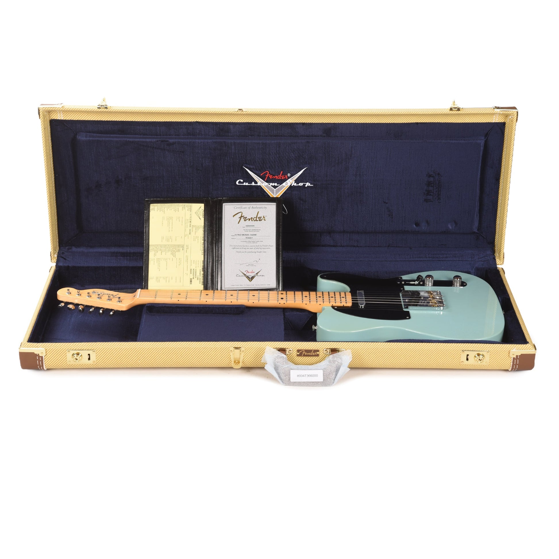 Fender Custom Shop 1952 Telecaster "Chicago Special" NOS Super Aged Daphne Blue