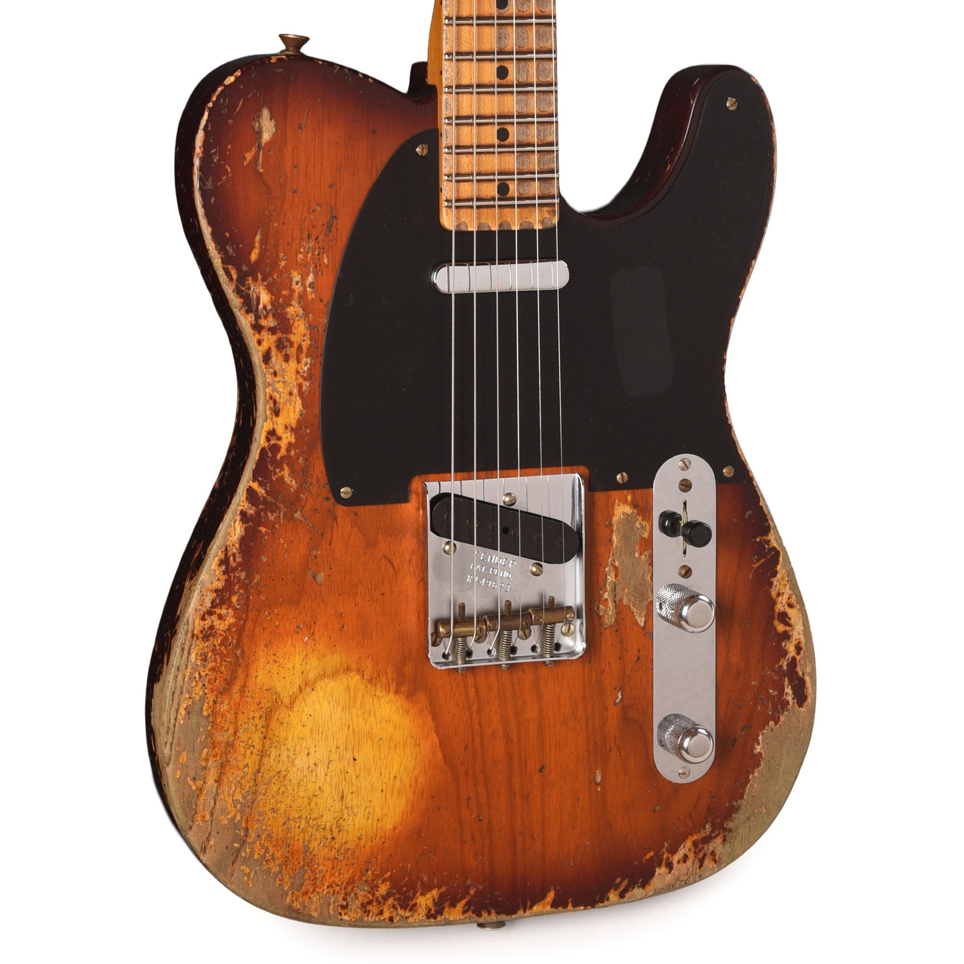 Fender Custom Shop 1952 Telecaster Faded Violin Burst Super Heavy Relic w/Hand-Wound '50/'51 Blackguard Pickups