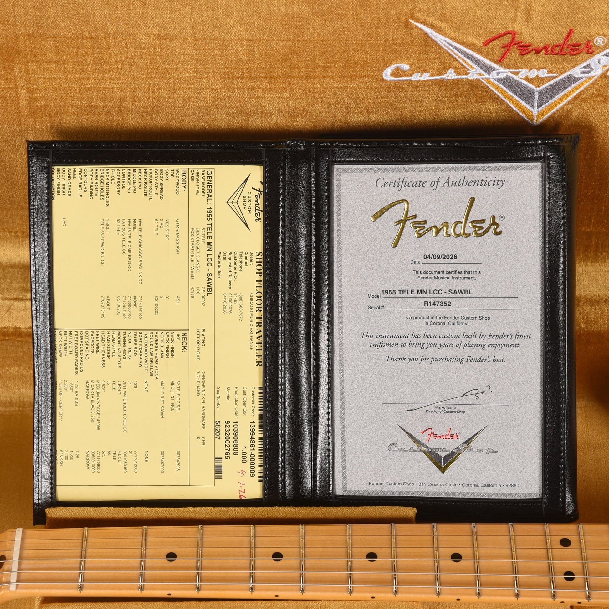 Fender Custom Shop 1955 Telecaster "Chicago Special" Deluxe Closet Classic Super Aged White Blonde