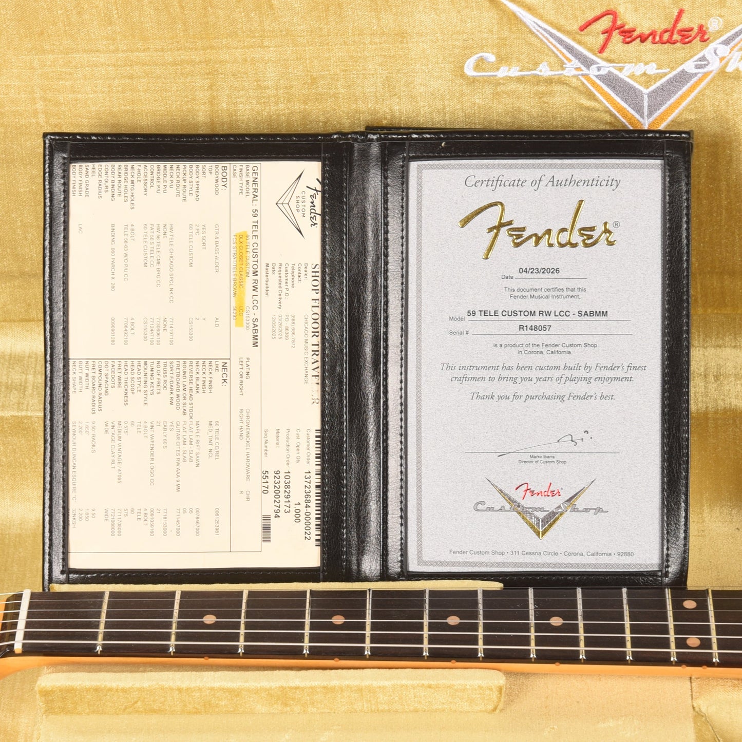 Fender Custom Shop 1959 Telecaster "Chicago Special" Deluxe Closet Classic Super Aged Burgundy Mist Metallic