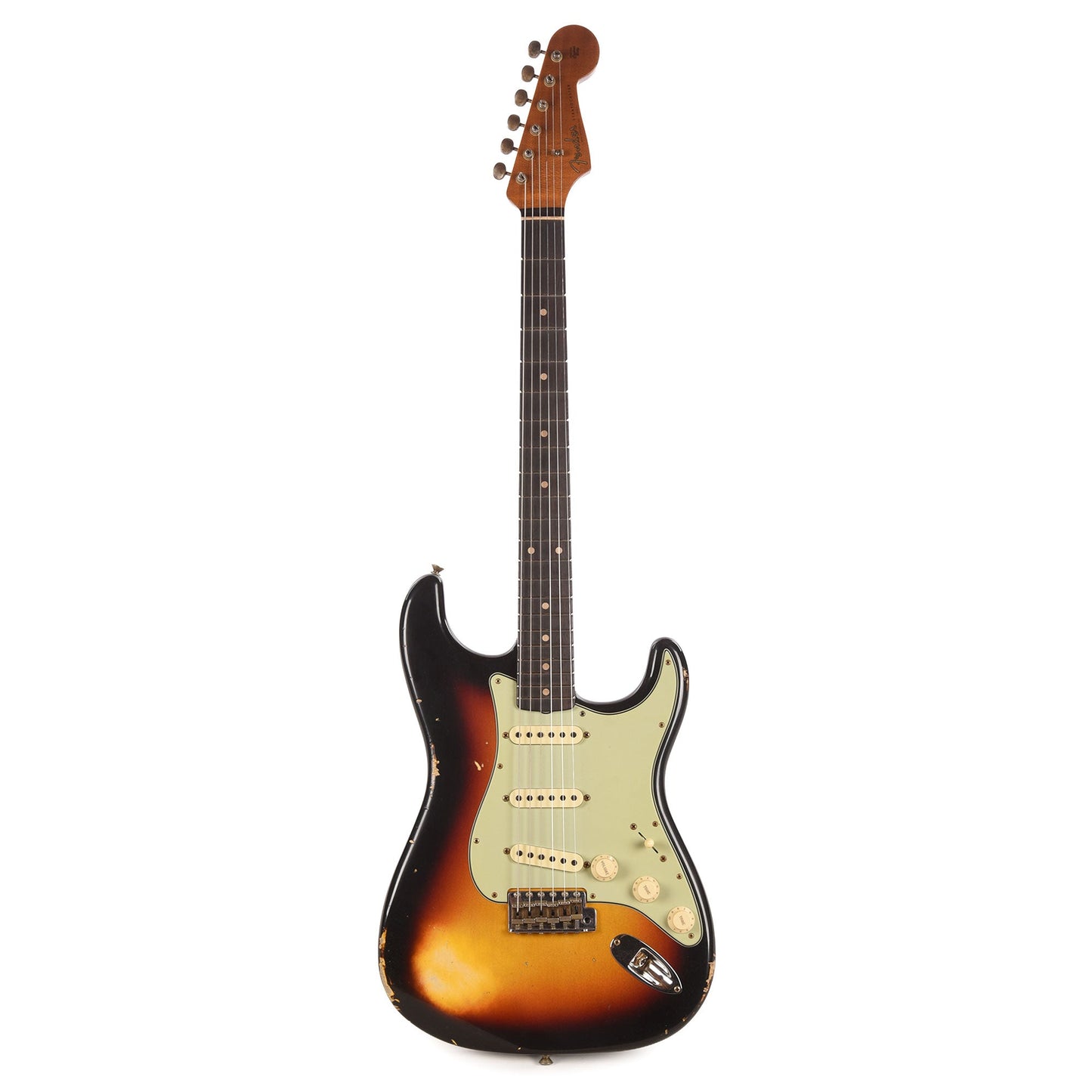 Fender Custom Shop 1960s Dual Mag II Stratocaster Relic 3-Tone Sunburst w/Roasted Maple Neck